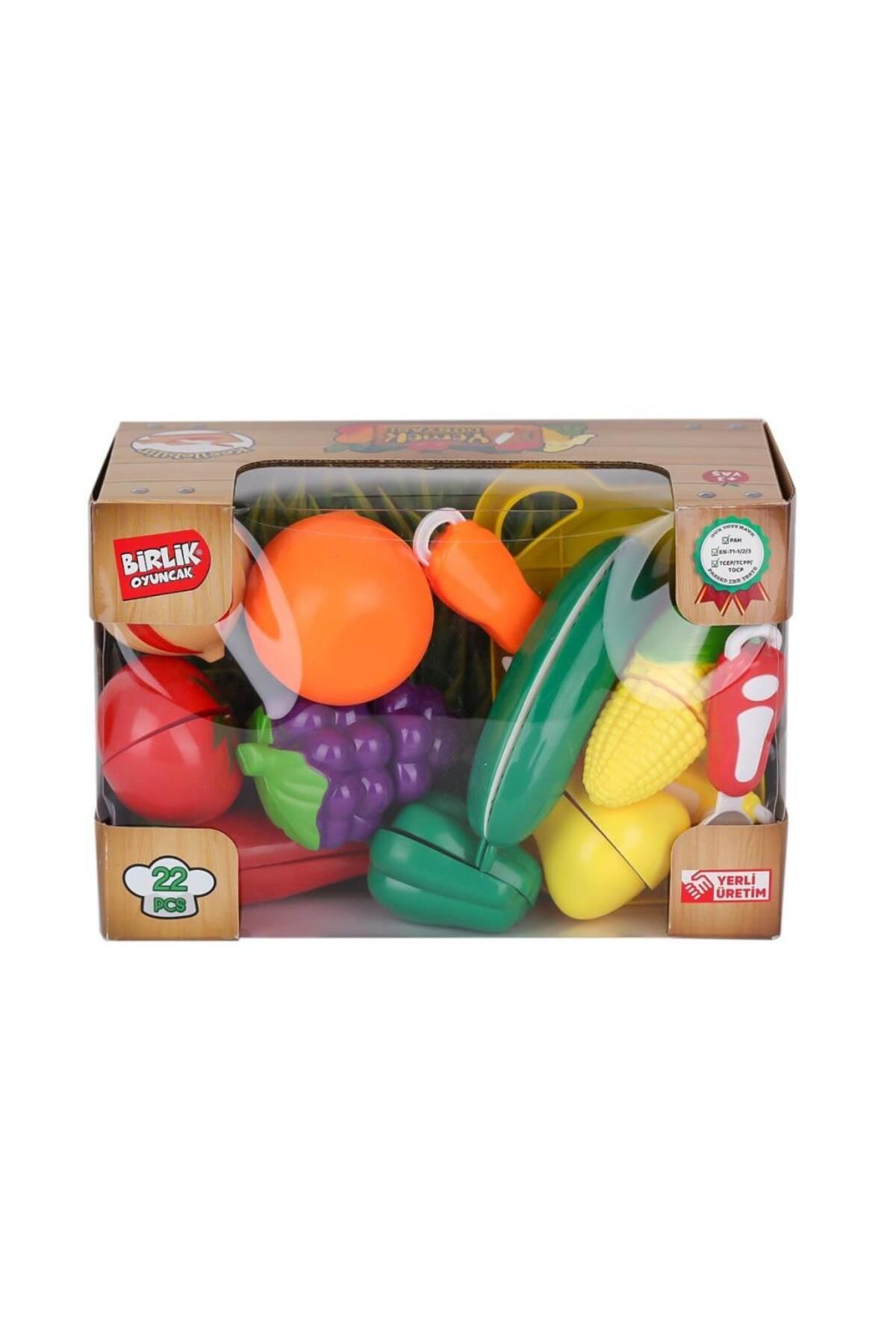 Shop58 Nessiworld URT007-KUTU-2AB 22 PCS KESİLEBİLİEN SEBZE MEYVELER