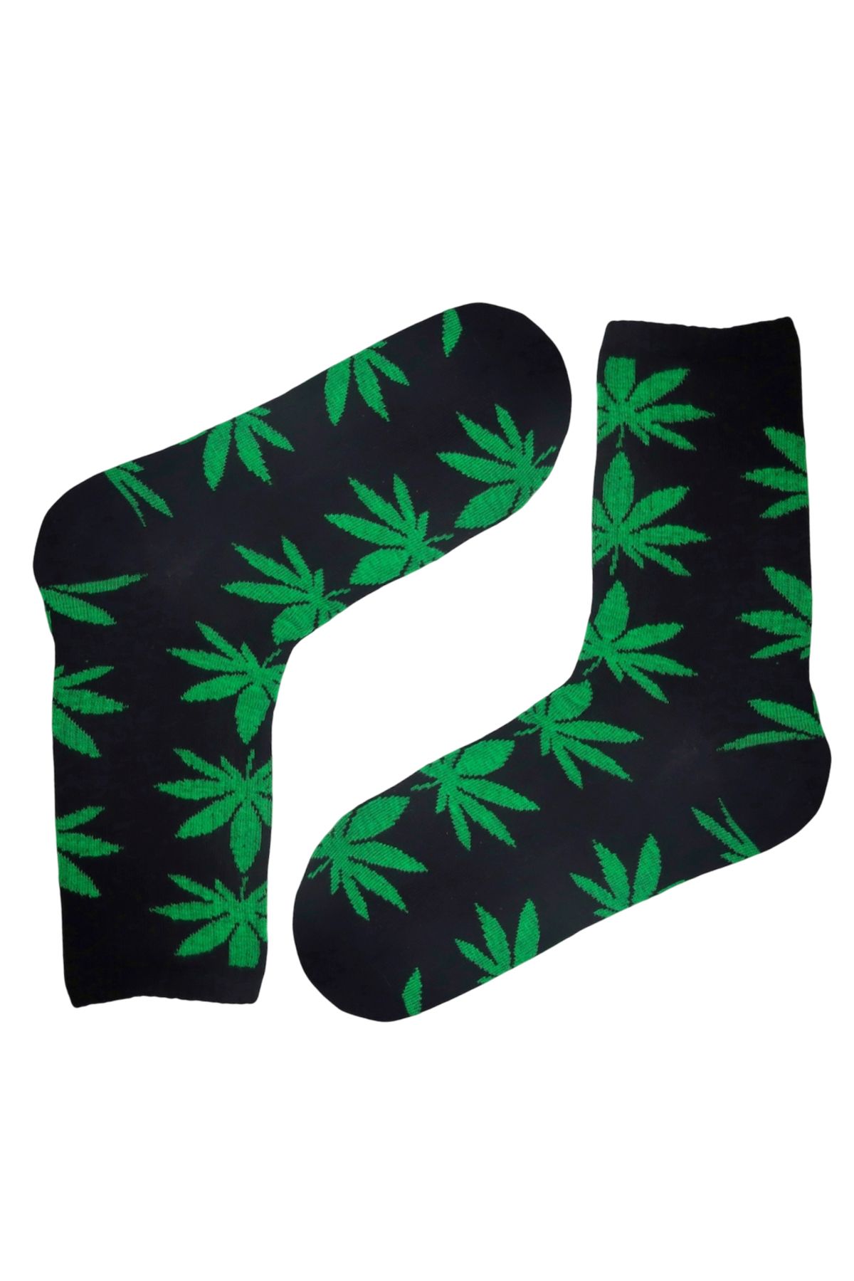 MiaSocks Siyah Mari Desenli Çorap