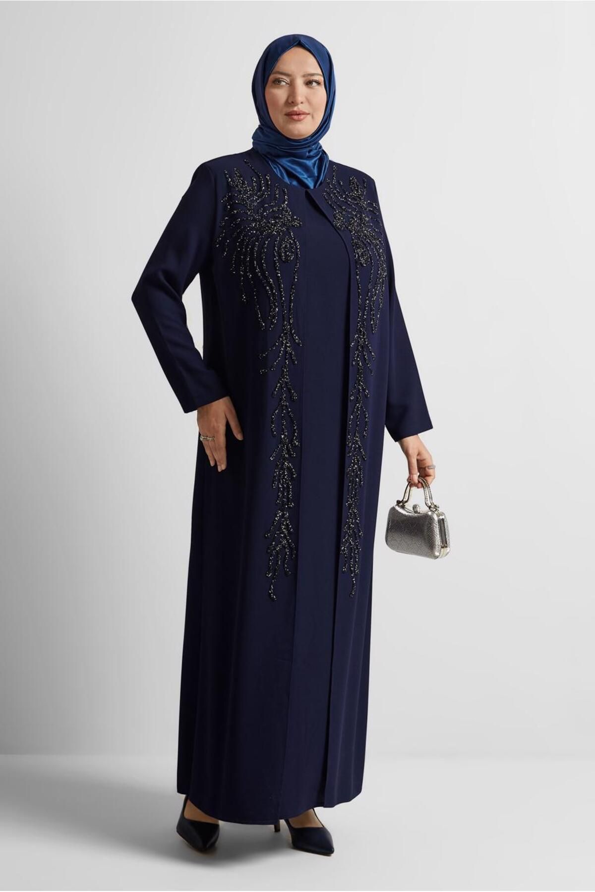 Alvina TAŞ BASKILI ELBİSE 20719