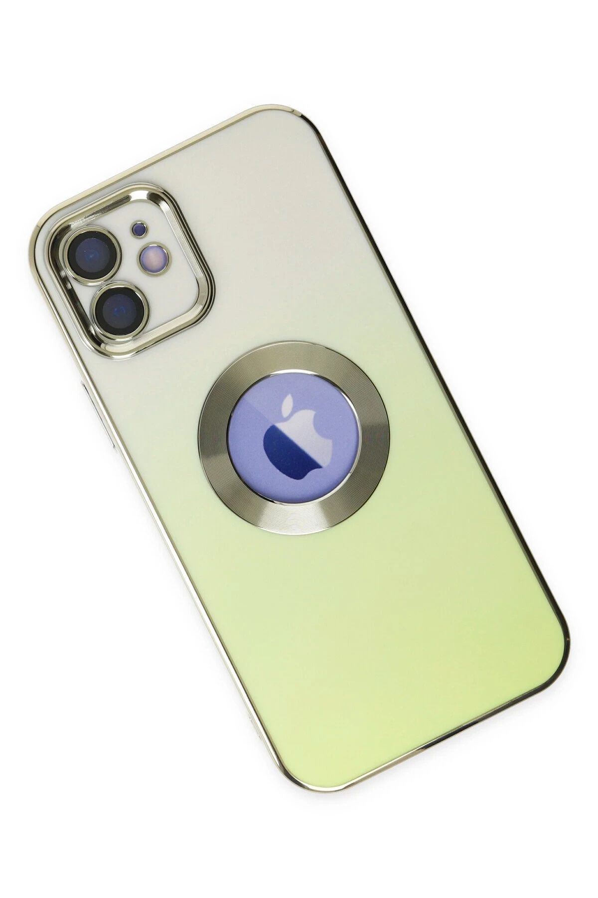 NewFace iPhone 12 Kılıf Best Silikon - Yeşil GLSTD