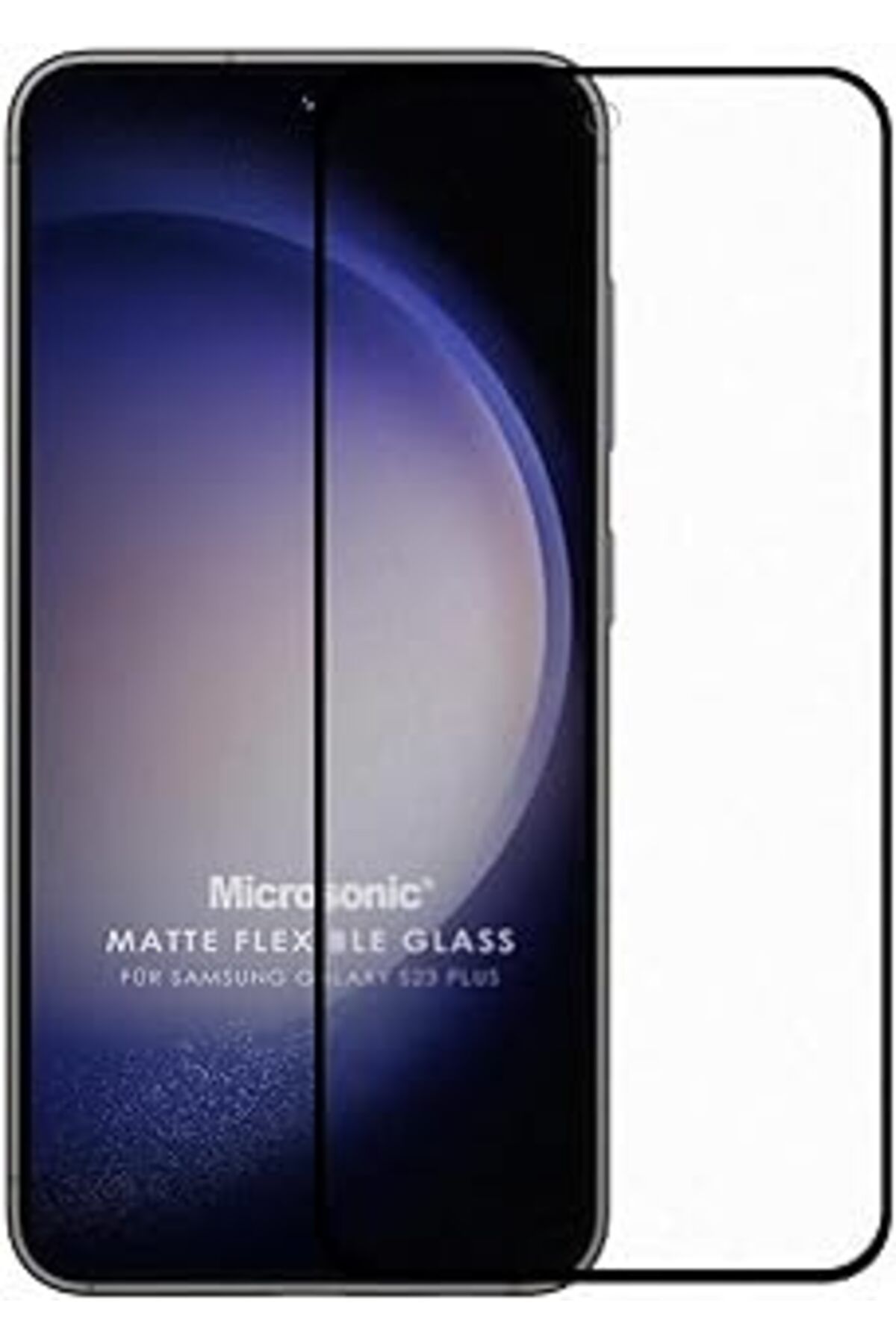 TBSProjects Microsonic Samsung Galaxy S23 Plus Seramik Matte Flexible Ekran Koruyucu Siyah