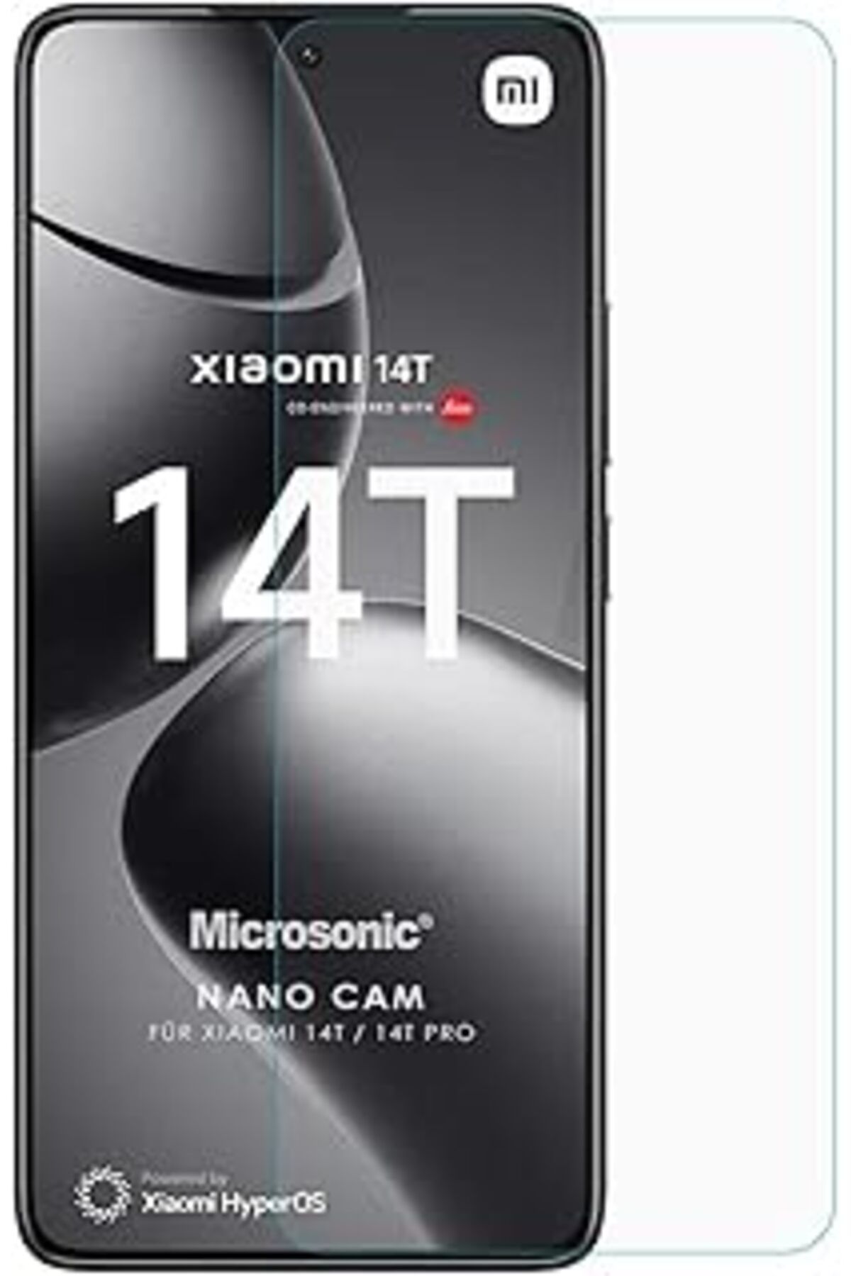 Pazarcan Microsonic Xiaomi 14T Nano Glass Cam Ekran Koruyucu [14T Ile Uyumlu Ekran Koruyucu - Şeffaf]