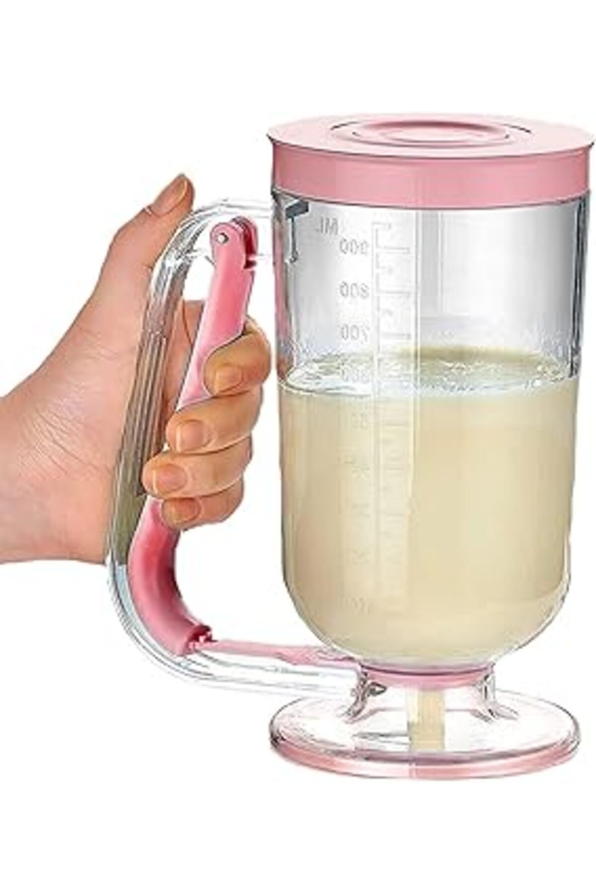 Mu Art Arsimo Pratik Hamur Dağıtıcı Pancake Krep Muffin Kolay Akıtma Kabı, Çok Renkli, Medium
