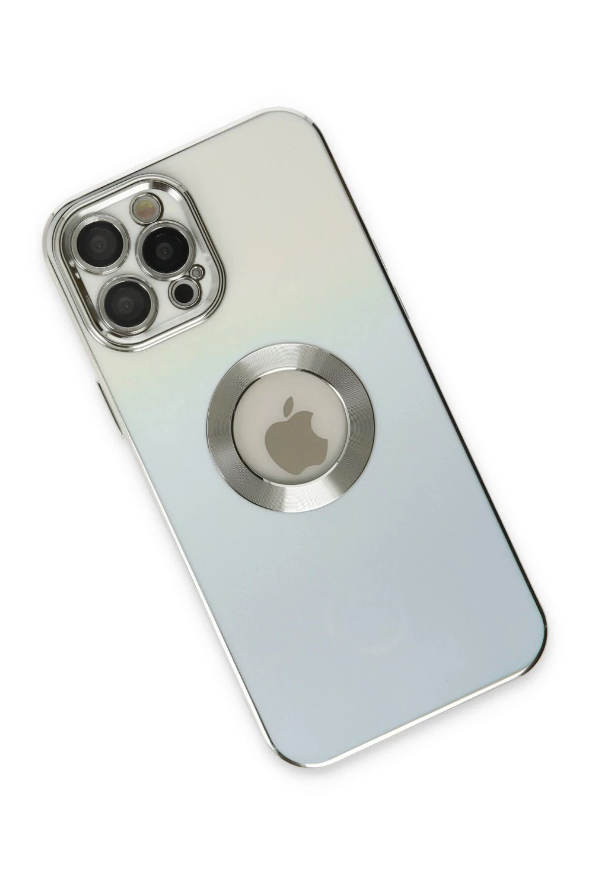NewFace iPhone 12 Pro Max Kılıf Best Silikon - Mavi SVLRS