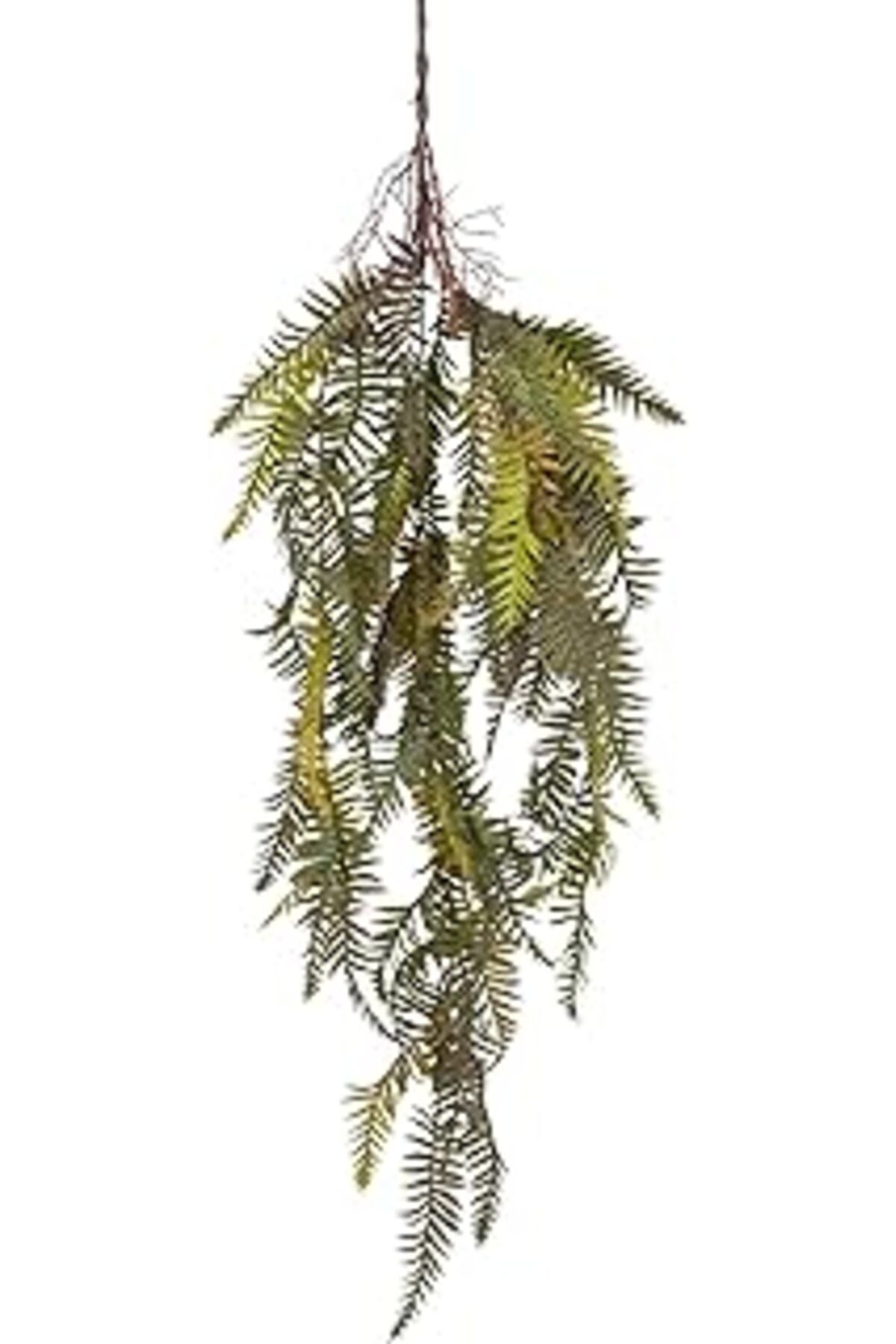DENİZBİLİŞİM Herdekora Yapay Fujer-Eğrelti Otu Sarmaşık Kahverengi-Yeşil 115 Cm.