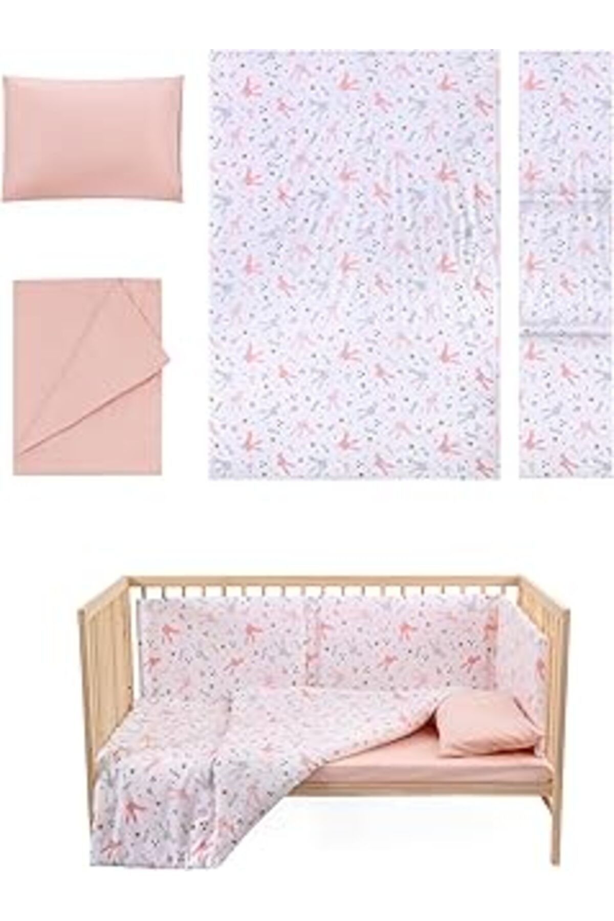 NZM TİCARET Kukka Kft1000 Uyku Seti - Bunny Pembe