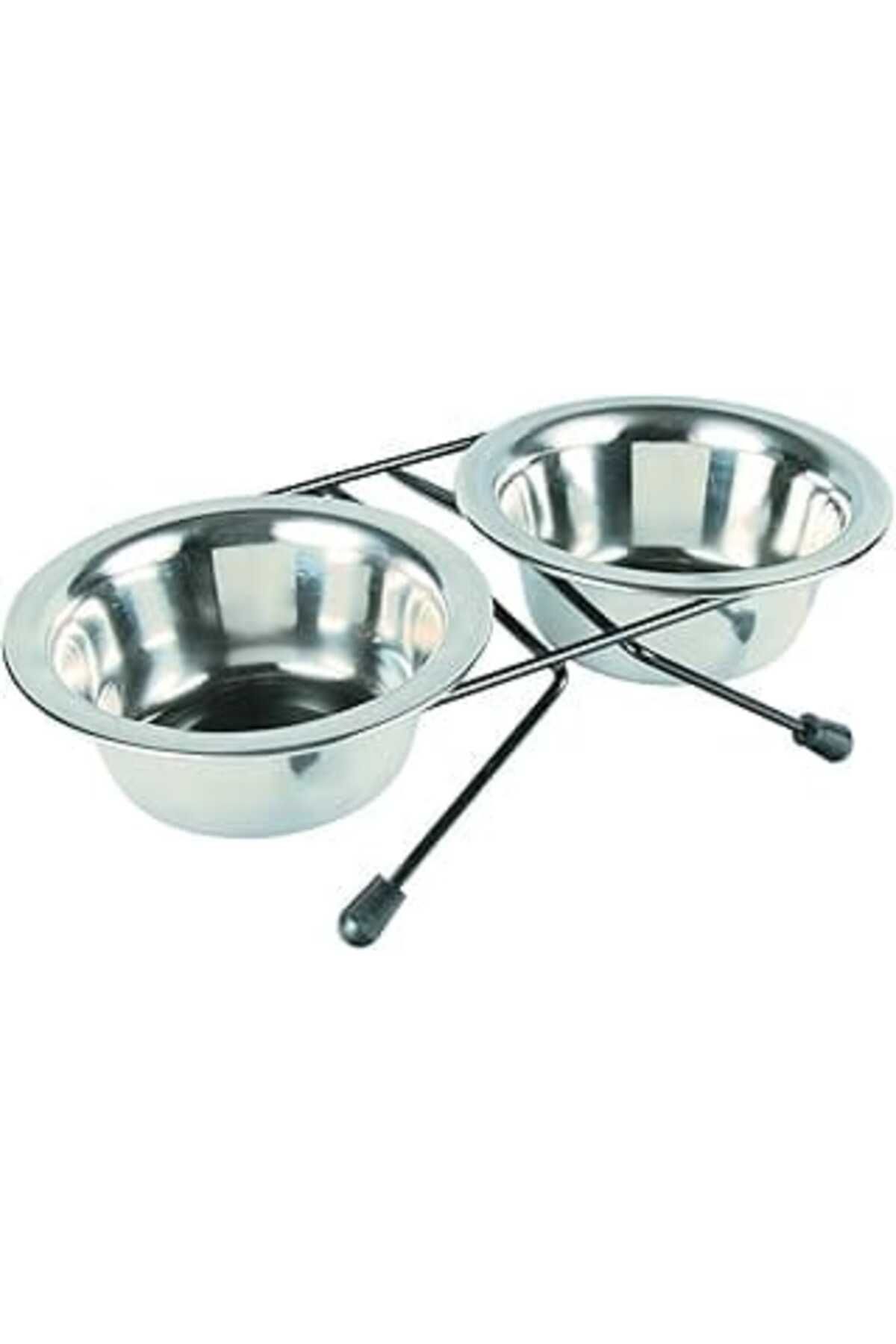 NZM TİCARET Trixie Köpek Paslanmaz Mama Su Kabı 20Cm, 2X1,8Lt