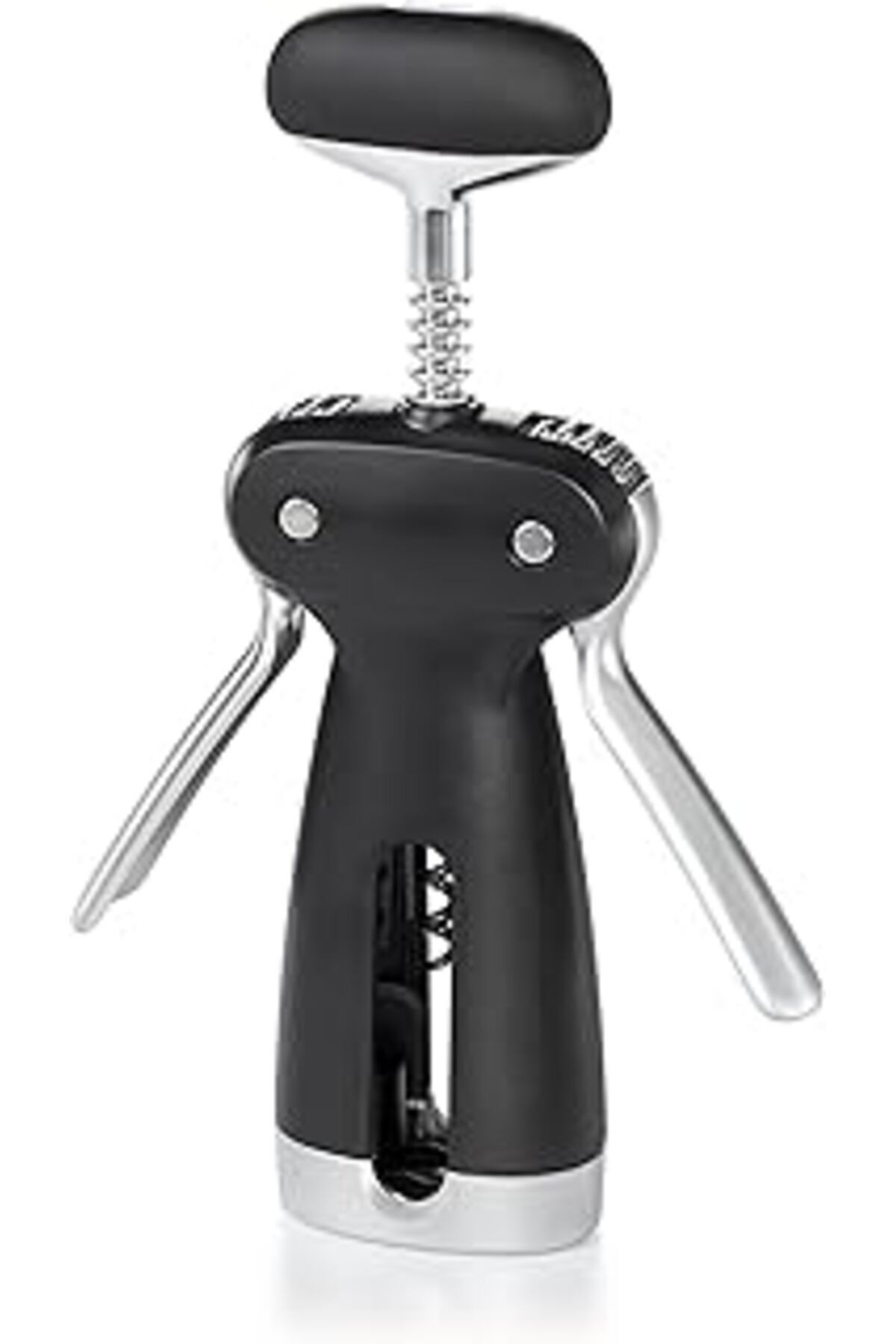 STOREMAX-Oxo - Good Grips Steel Winged Corkscrew, Removable Capsule Cutter, Plastic, Black 1