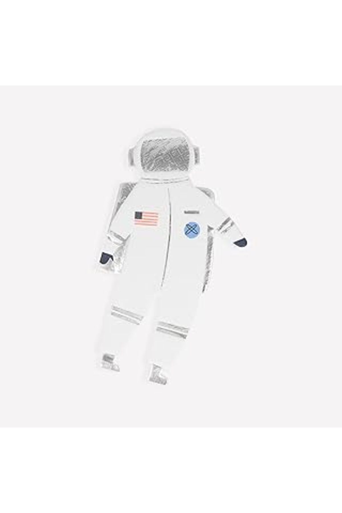 NZM TİCARET Meri Meri Astronot Peçeteler, 16'Lı
