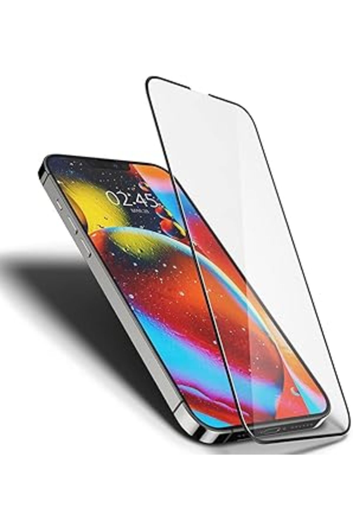 Pİ GLOBAL Zore Apple İle Uyumlu Iphone 13 Eks Cam Ekran Koruyucu, Siyah
