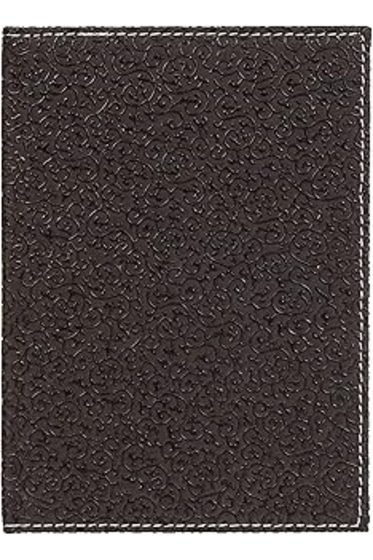 NZM TİCARET Deri Kapak Defter Ajanda Tarihsiz Düz 14X20 Cm