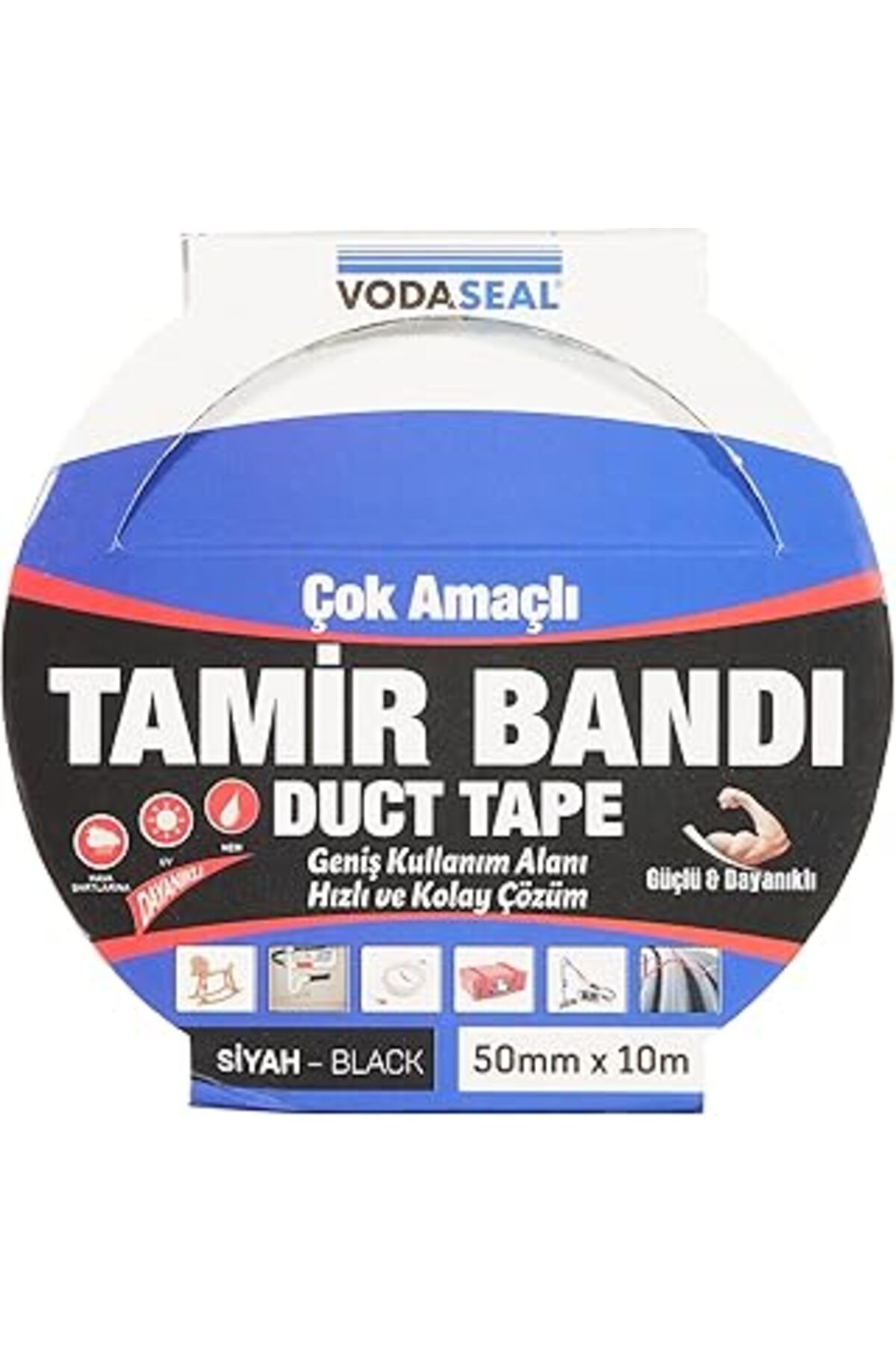 NETWORK ART Vodaseal Çok Amaçlı Tamir Bandı, 50Mmx10Mt, Siyah