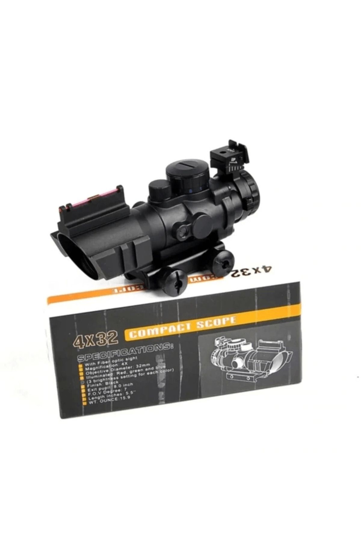 feifei Spıke 4X32 Kırmızı Işıklı Dürbünü 4X32 ( Lisinya )