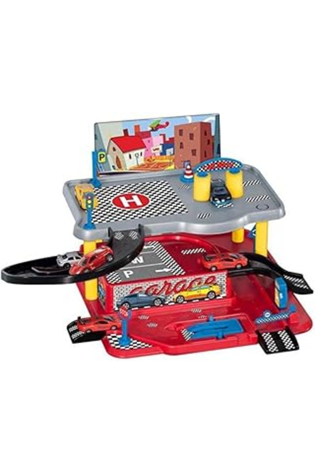 robotrend Dede - 2 Katlı Garaj Oyun Seti (Fentoys 03067)