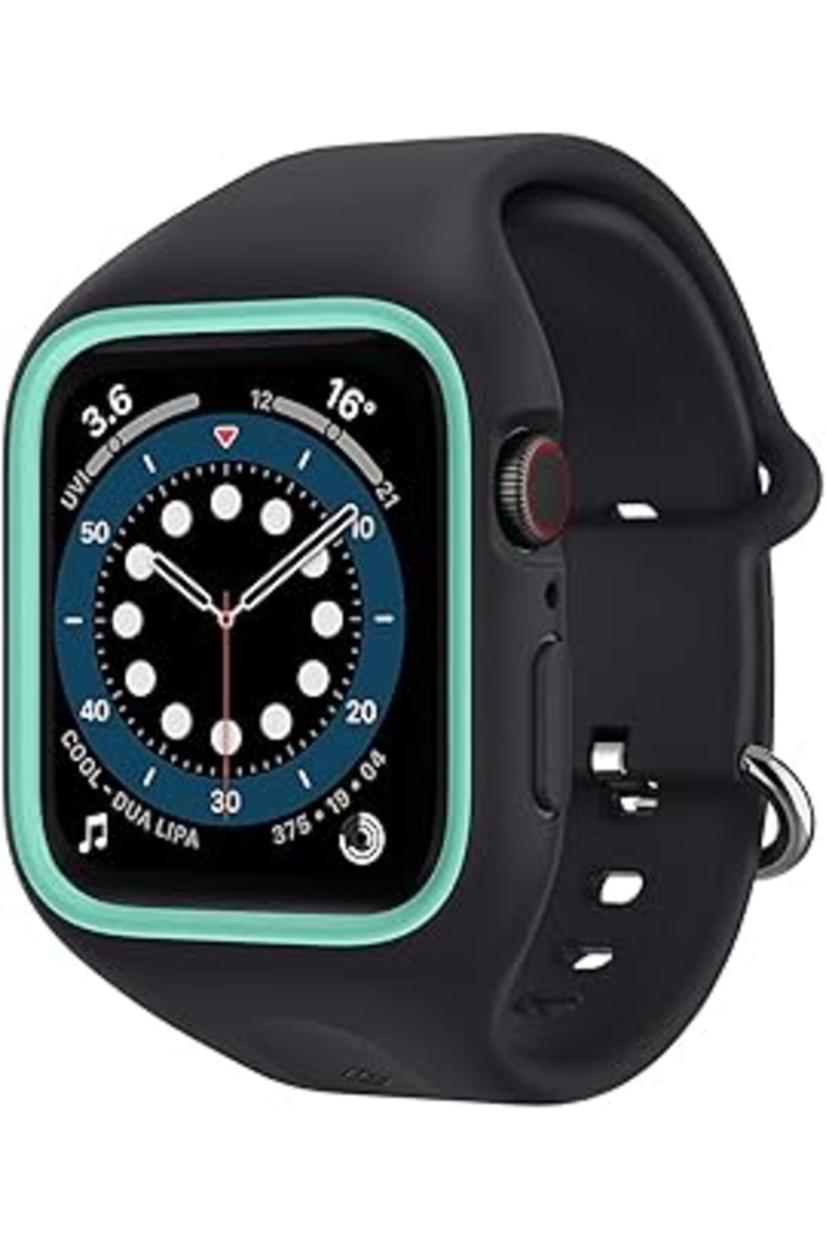 NZM TİCARET Caseology Watch 41Mm/40Mm (Seri 9/8/7/6/Se/Se2/5/4) Kılıf Nano Pop Prune Charcoal - Acs02085