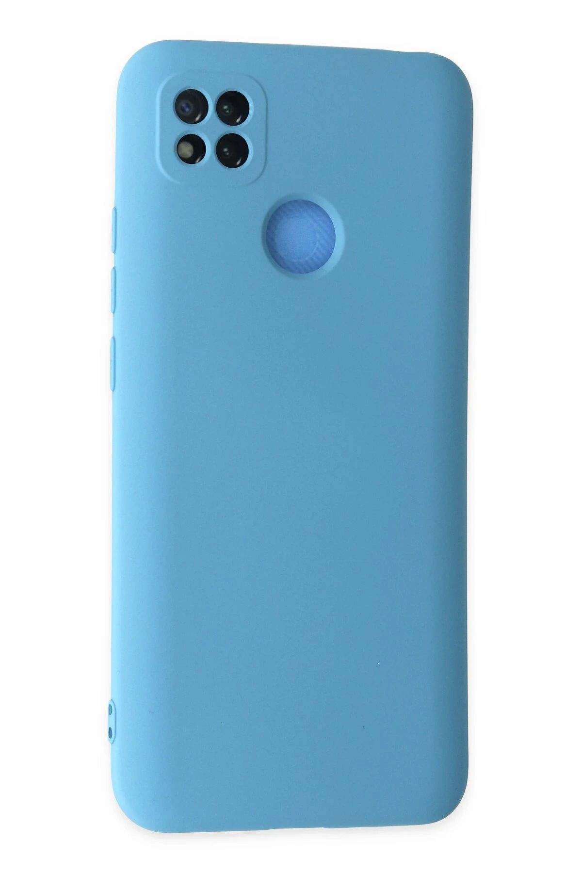NewFace Xiaomi Redmi 9C Uyumlu Kılıf Nano içi Kadife Silikon - Mavi SVLRS