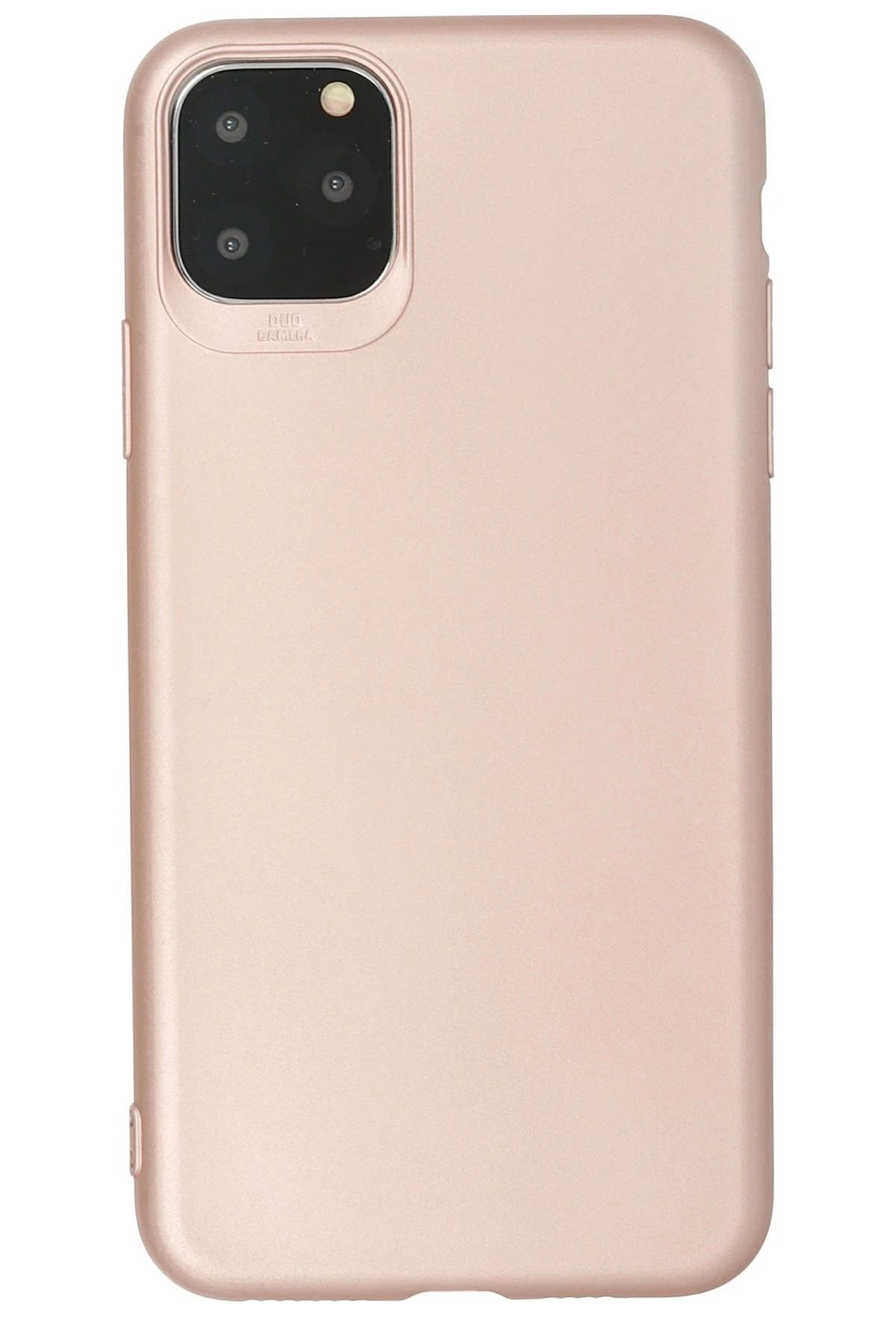 NewFace iPhone 11 Pro Kılıf First Silikon - Rose Gold SVLRS
