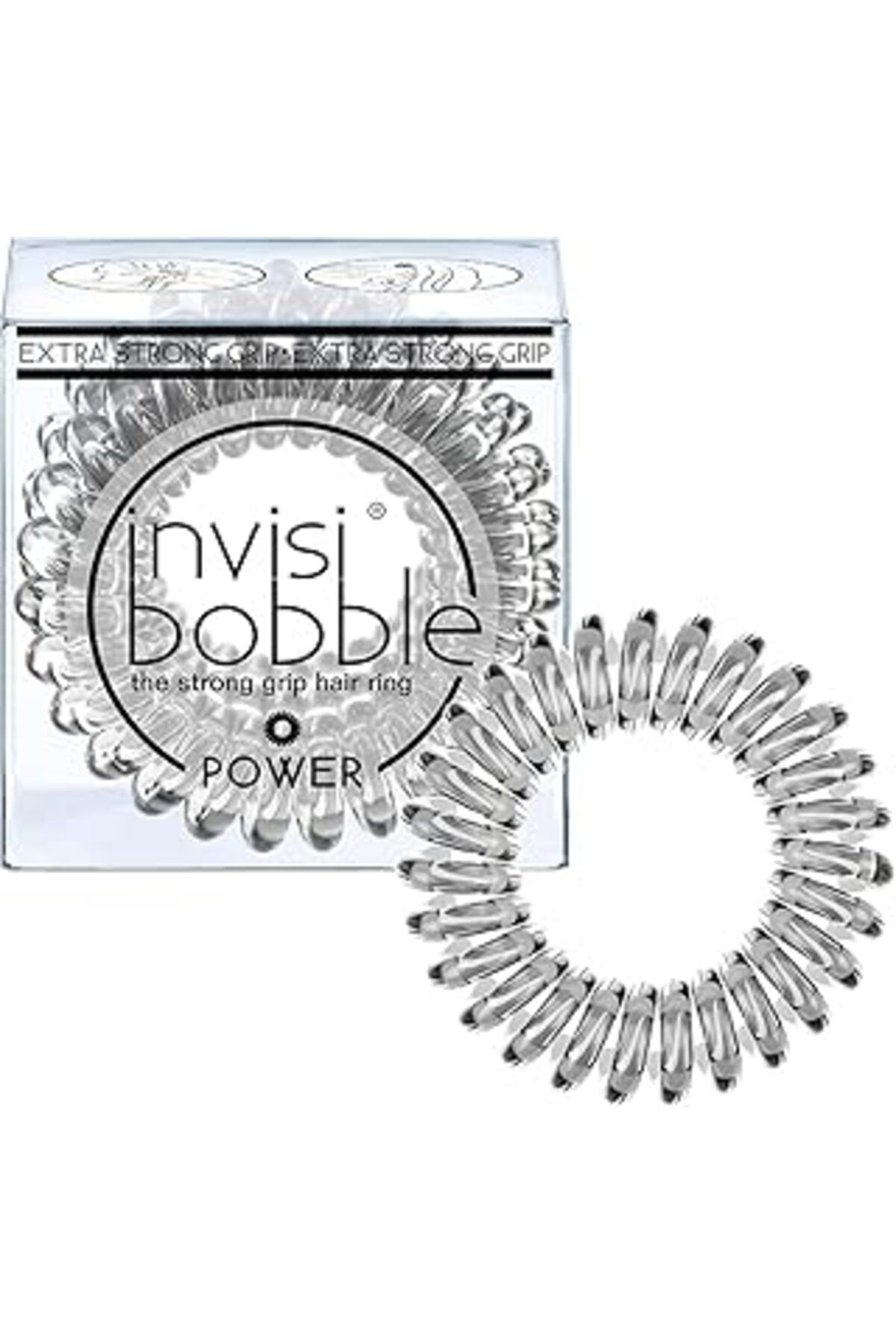Mu Art Invisibobble Power Crystal Clear 3'lü Saç Tokası