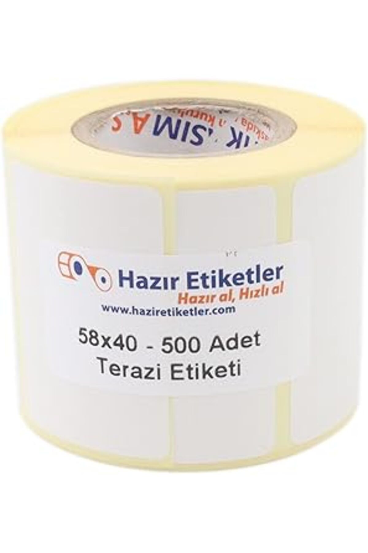 robotrend Hazır Etiketler , Hazır Al Hızlı Al Eko Termal Terazi Etiketi 58Mm X 40Mm Ruloda 500 Adet 40Mm Kuka