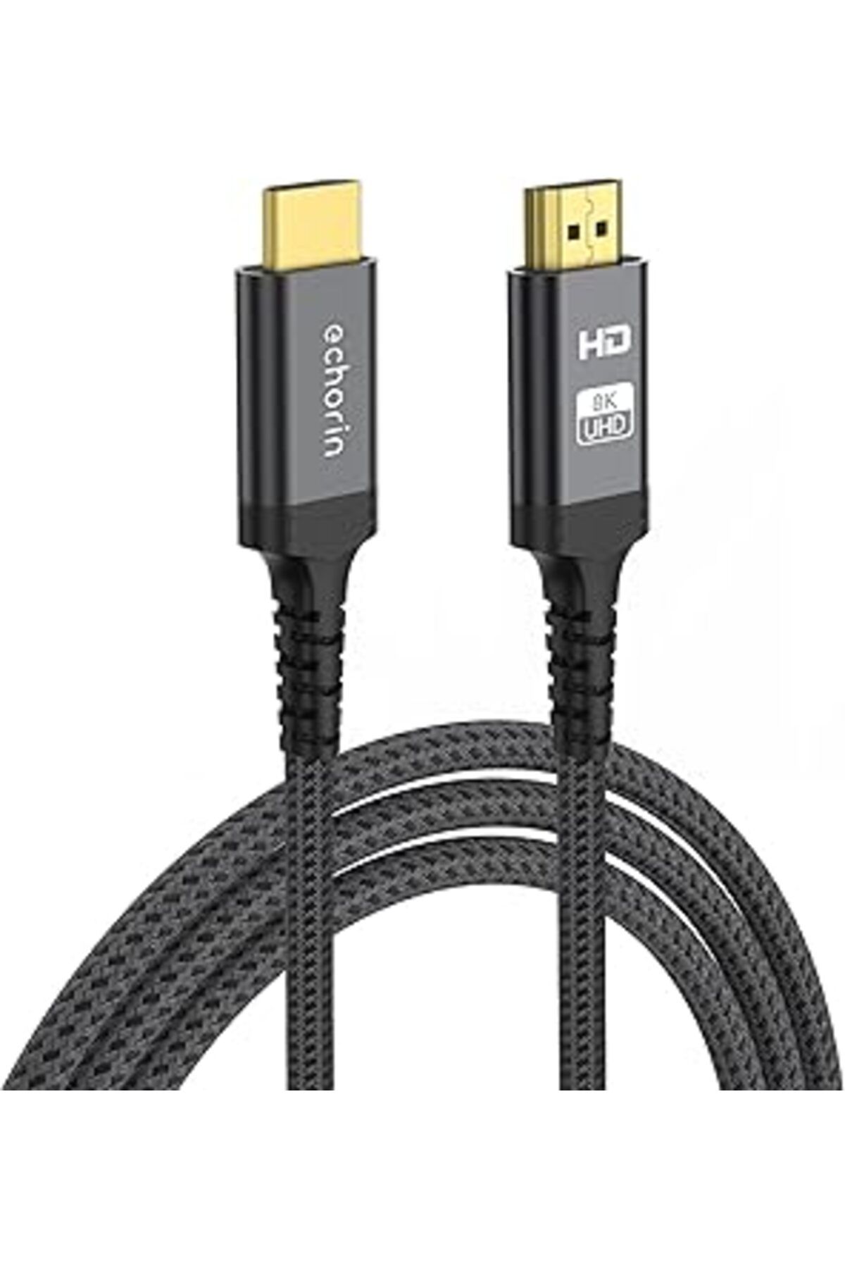 Pazarcan Echorin (3 Metre) Hdmi 2.1 Kablo 8K 60Hz 4K 120Hz 48Gbit/S Yüksek Hızlı, Hdmi Kablo Tv/Ps5/Ps4/ Xbo