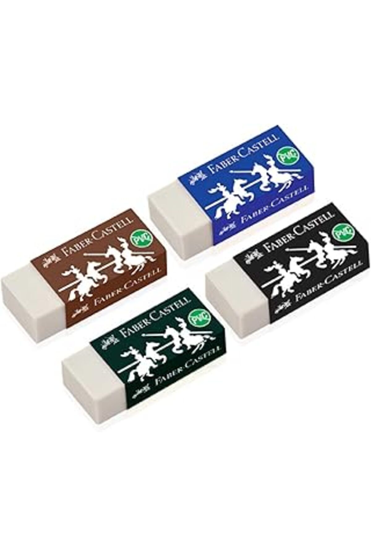 Mu Art Ahşap Faber-castell Şövalye Silgi Klasik Renkler 30'lu