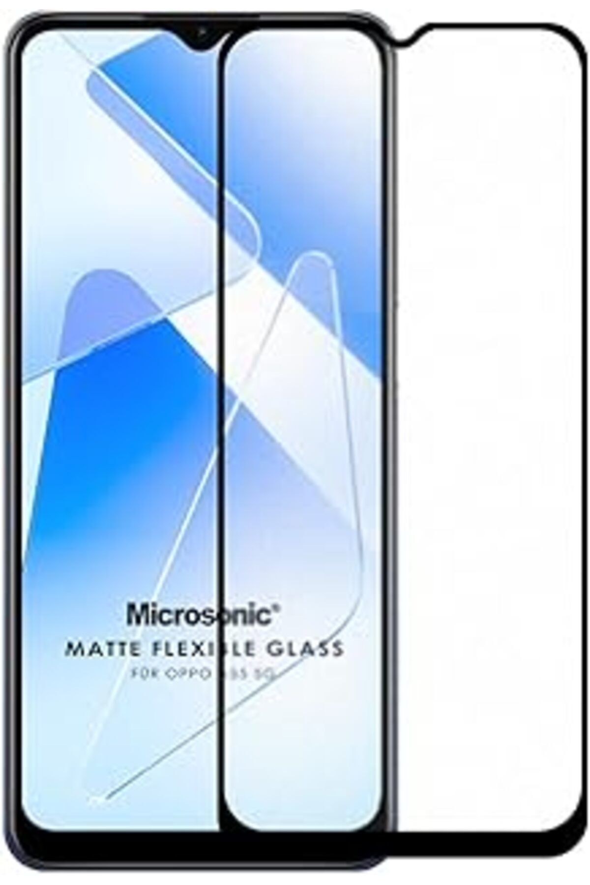 jupiter global bazaar Microsonic Oppo A55 5G Seramik Matte Flexible Ekran Koruyucu Siyah