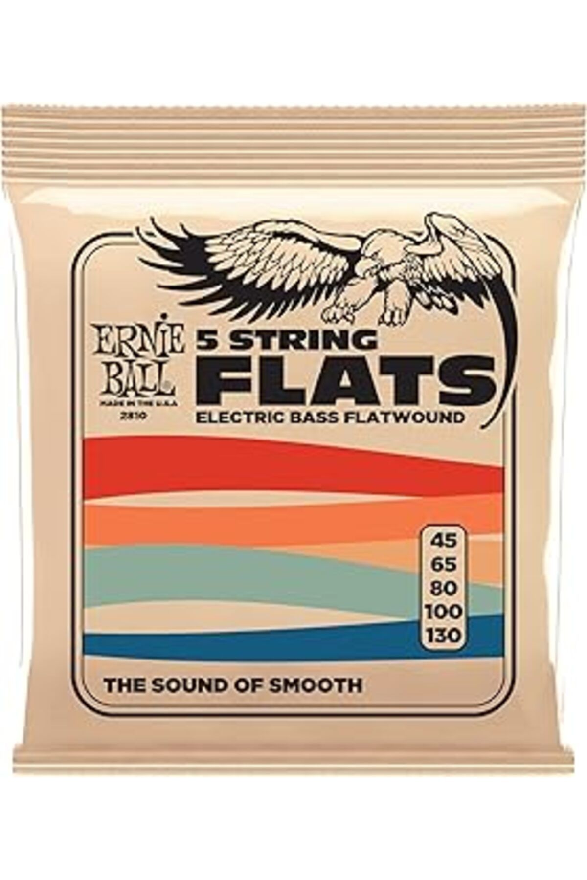 Pazarcan Ernie Ball Flatwound 5 Telli Elektrik Bas Enstrüman Telleri, Ölçü 45-130