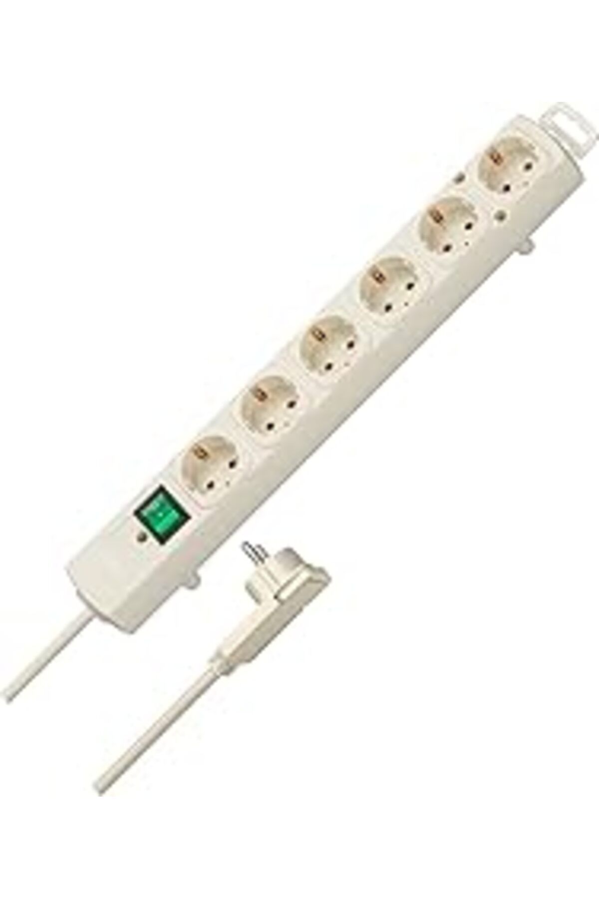 TBSProjects Brennenstuhl Comfort Line Plus Serisi 6 Soketli Düz Stil 2 Metre Uzatma Priz Beyaz