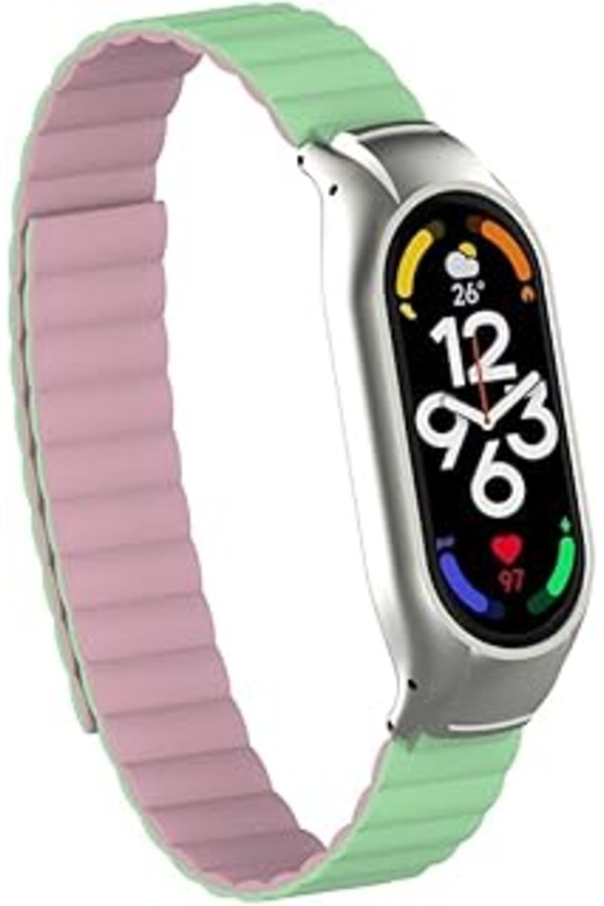 karadağsb Zore Xiaomi İle Uyumlu Mi Band 7 Krd-69 Kordon Açık Yeşil