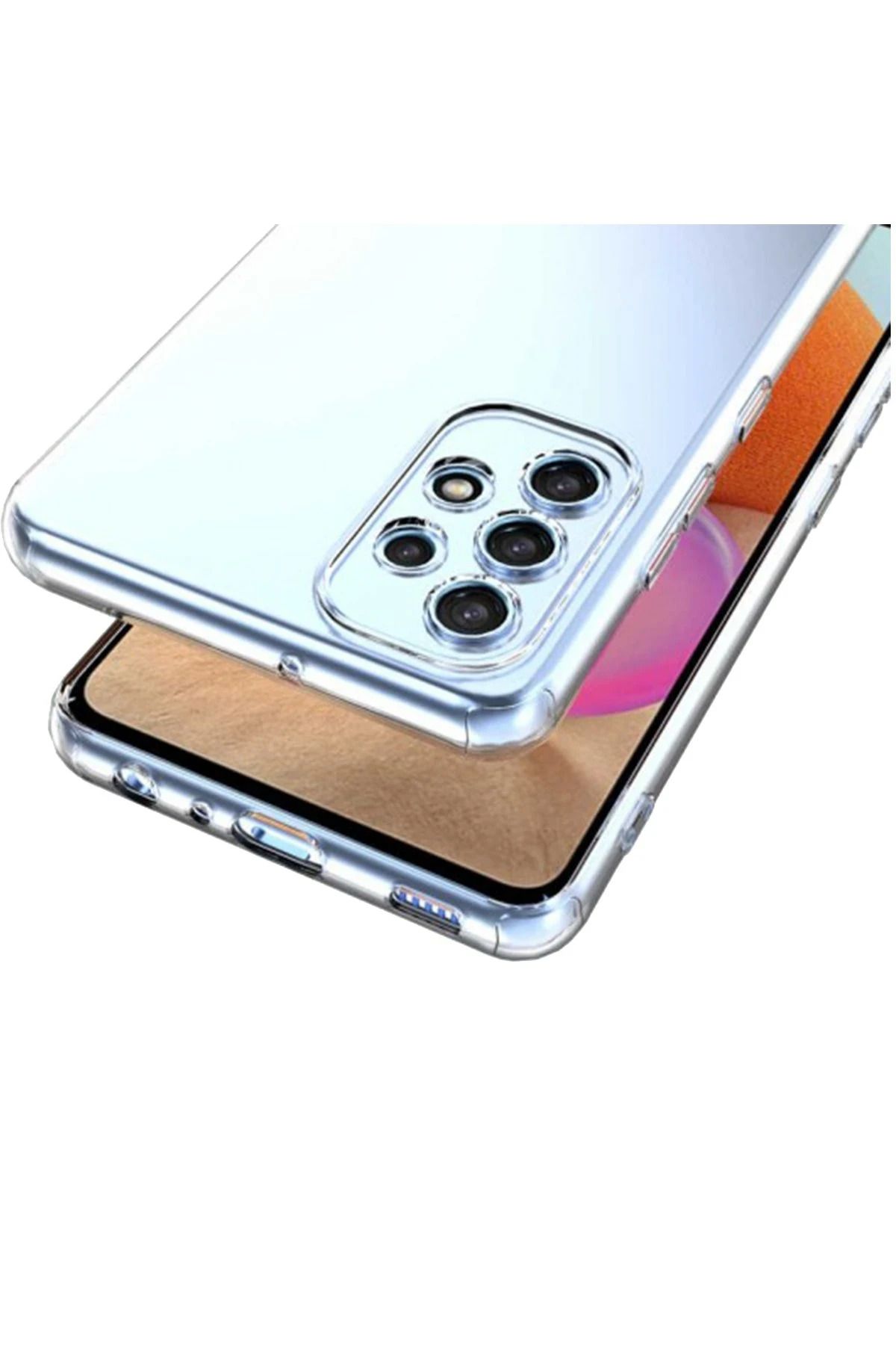 NewFace Samsung Galaxy A23 4G Kılıf Lüx Şeffaf Silikon SVLRS