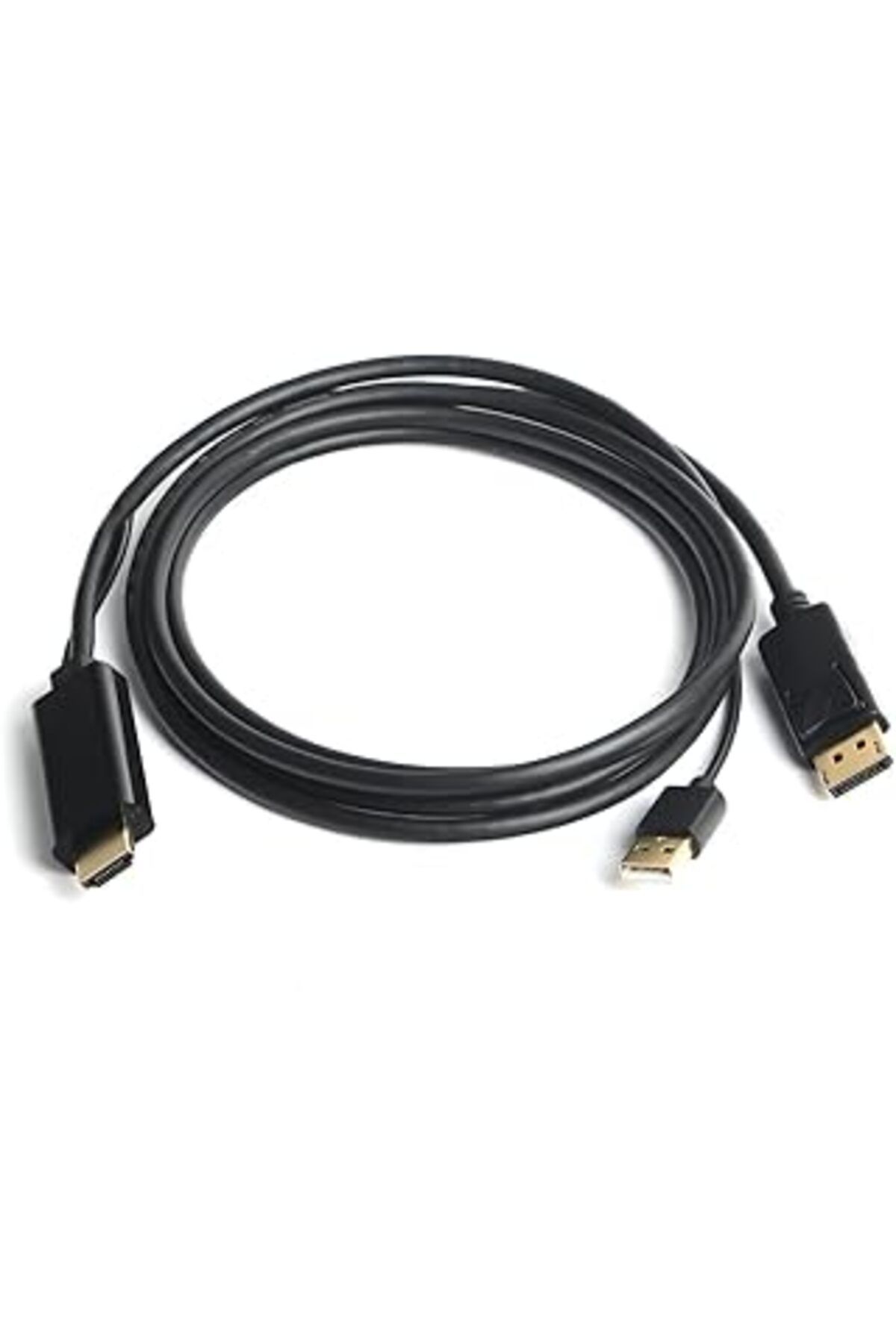 jupiter global bazaar Dark 2 Metre Hdmi To Displayport Dönüştürücü Kablo (Usb Güç Destekli) (Dk-Cb-Ahdmixdp2)