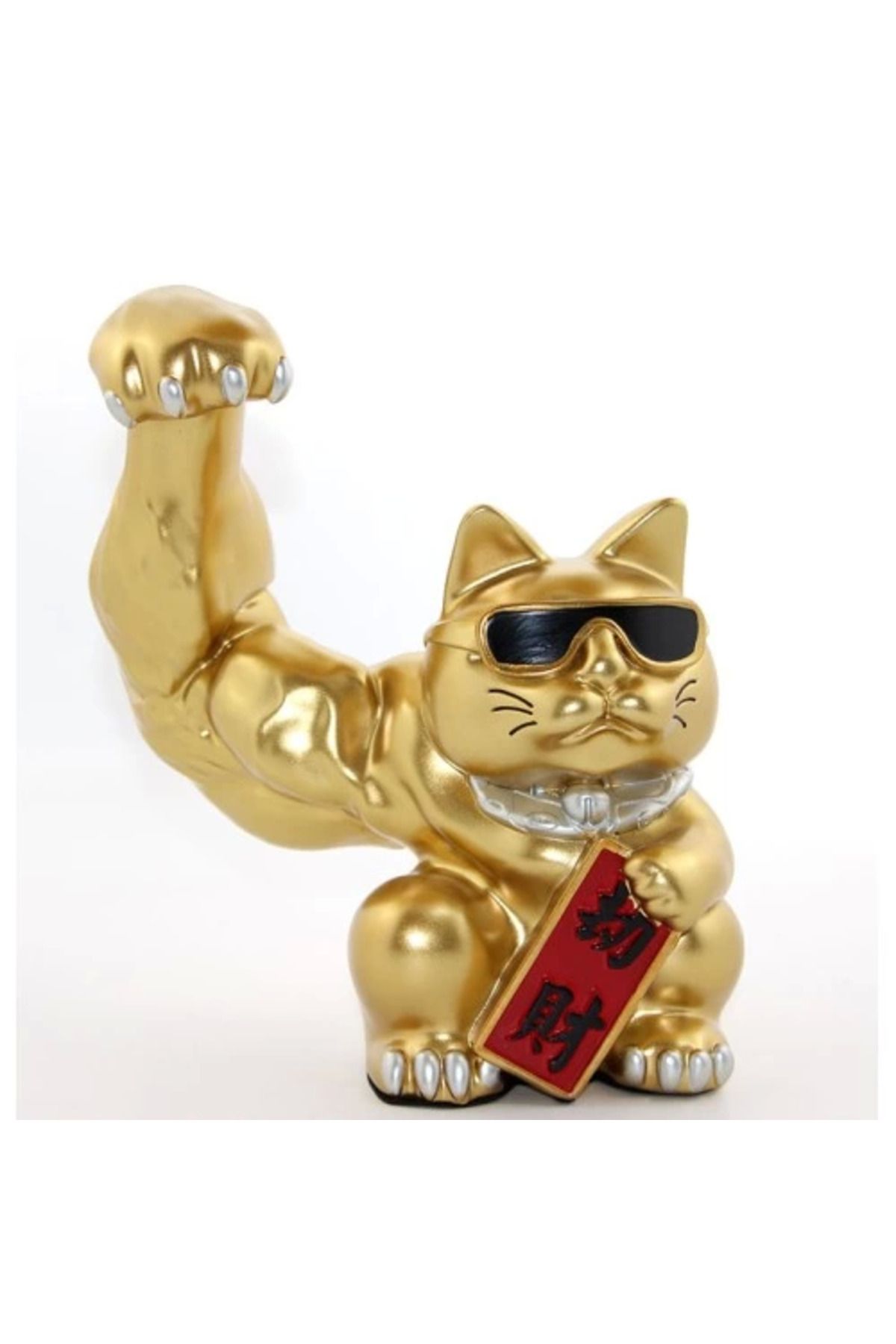 PolarBear Lab Polyester Şanslı Kedi Figürü Model 3