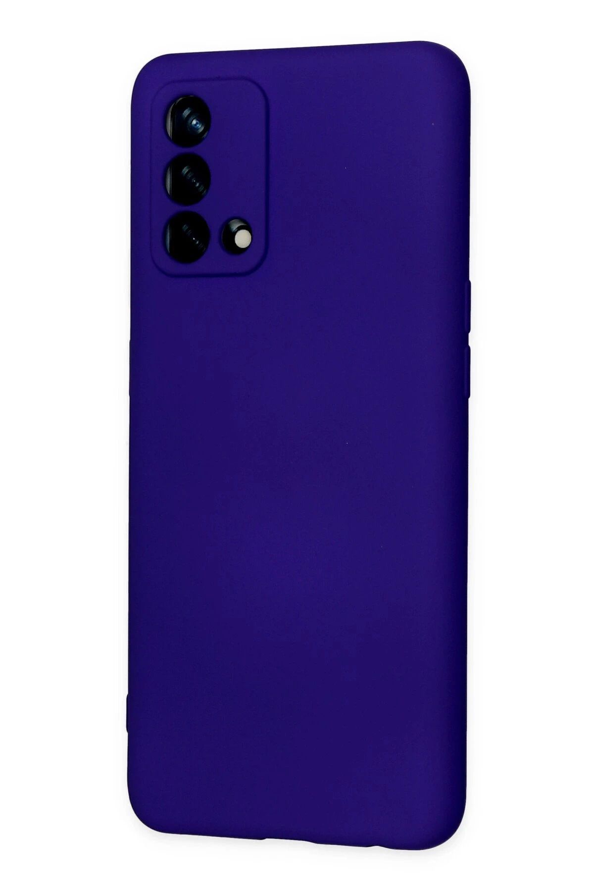 NewFace A74 4G uyumlu  Kılıf Nano içi Kadife Silikon - Mor SVLRS