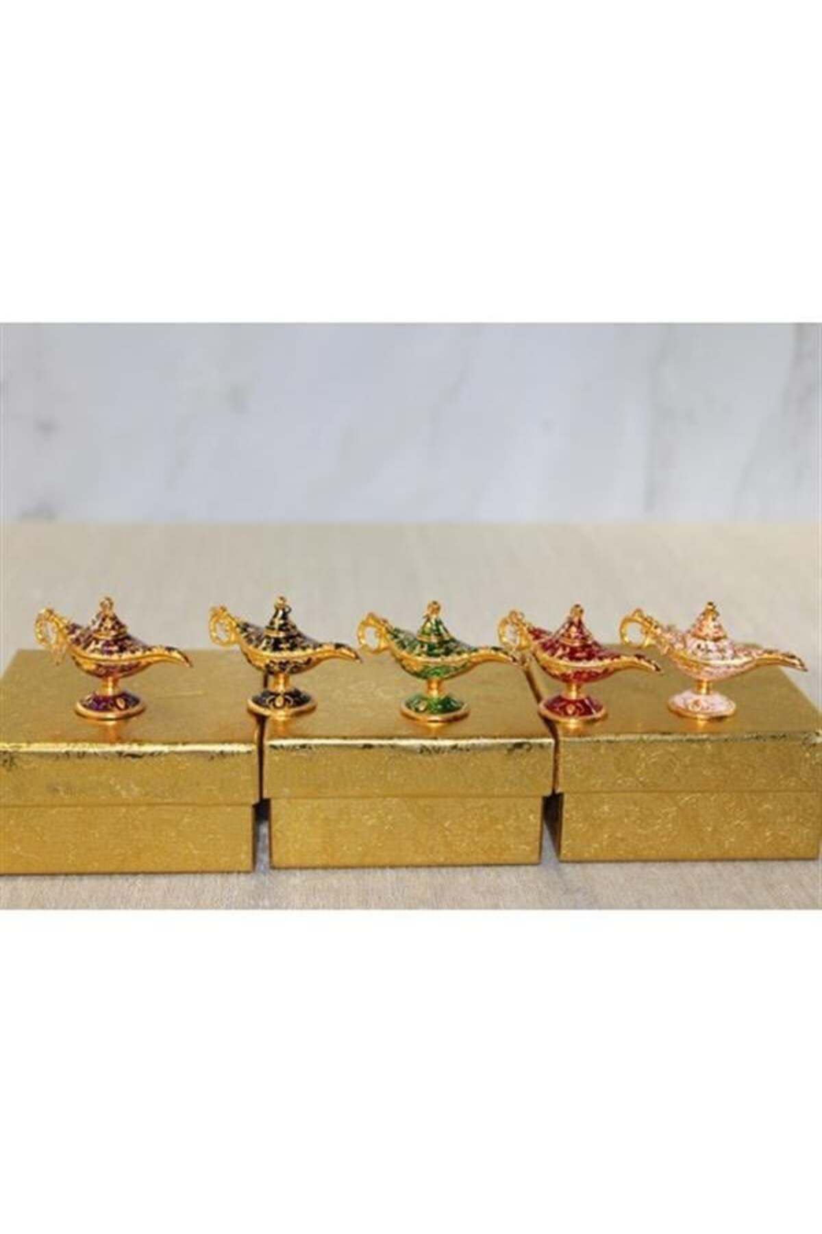 feifei Mineli Metal Alaaddin Lambası Model 8