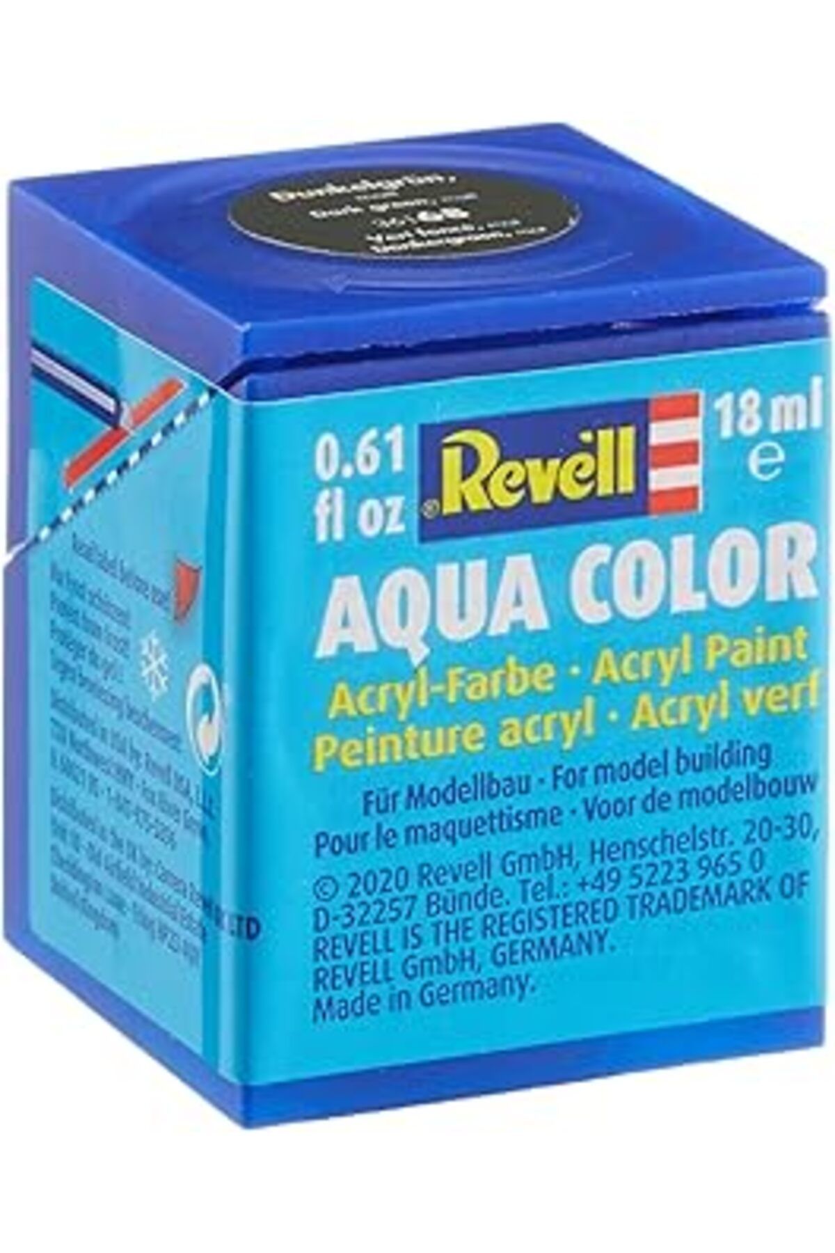 Mu Art Revell - Su Bazlı Maket Boyası Koyu Yeşil Mat Raf 18 Ml (36168)