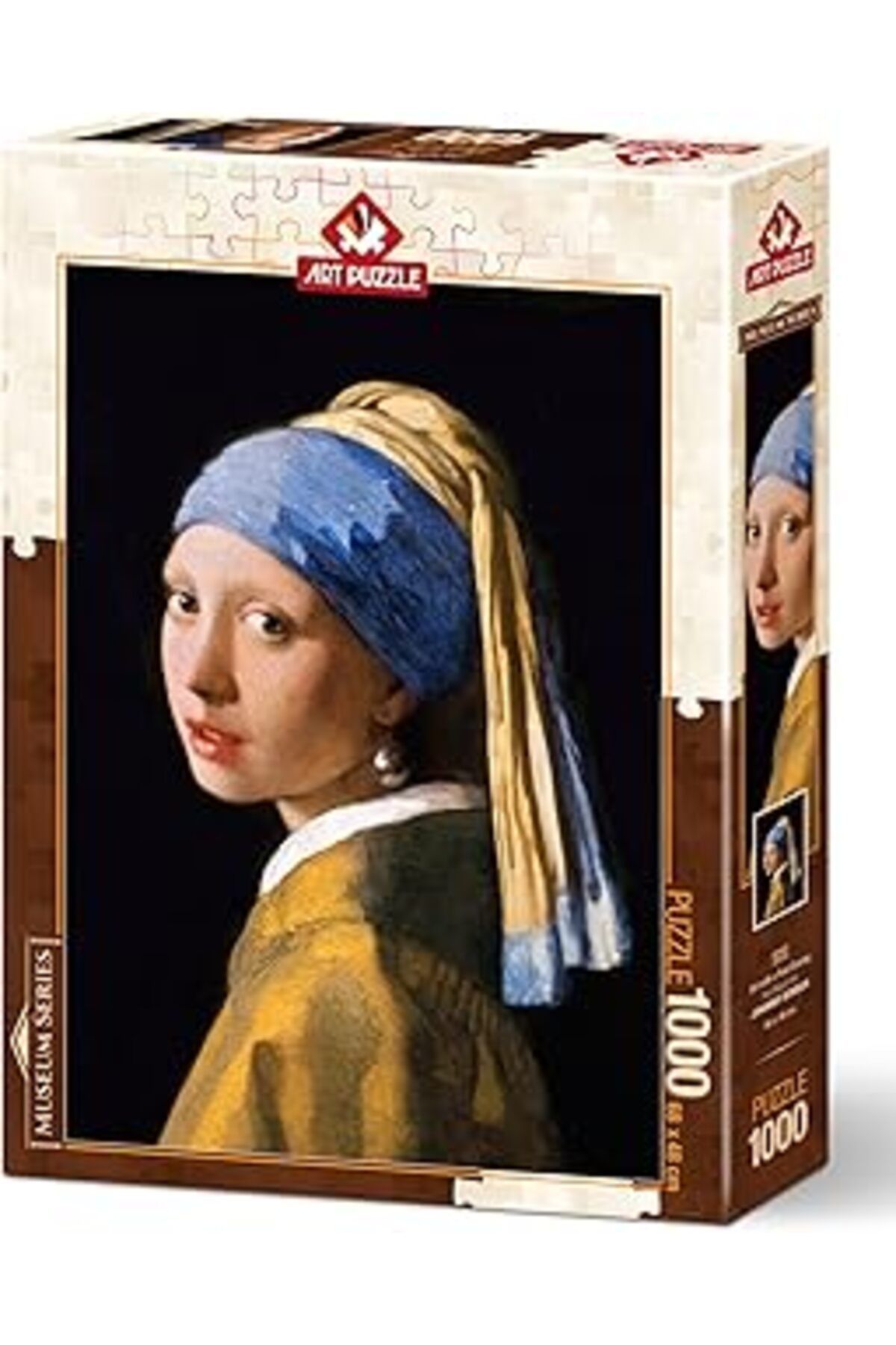 Mu Art Art Puzzle İnci Küpeli Kız 1000 Parça Museum Puzzle