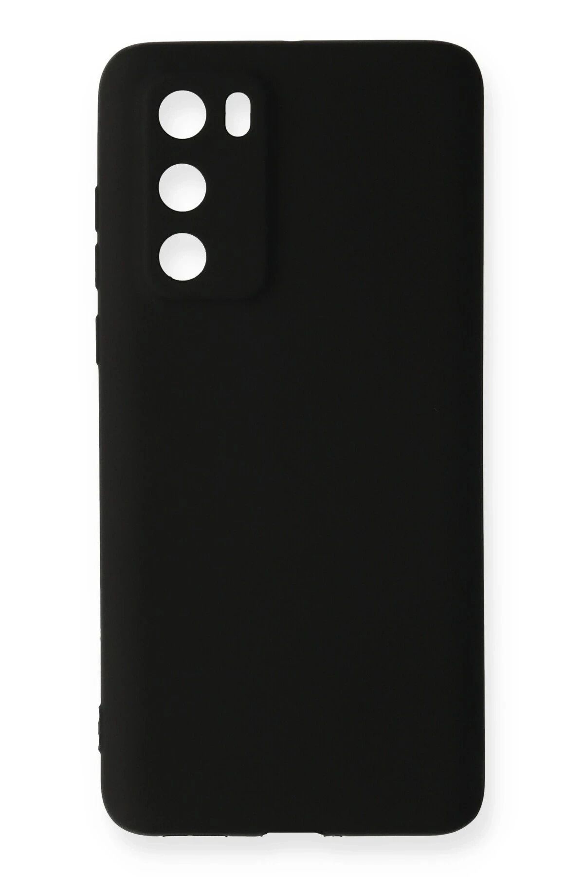 NewFace Huawei P40 Kılıf First Silikon - Siyah GLSTD