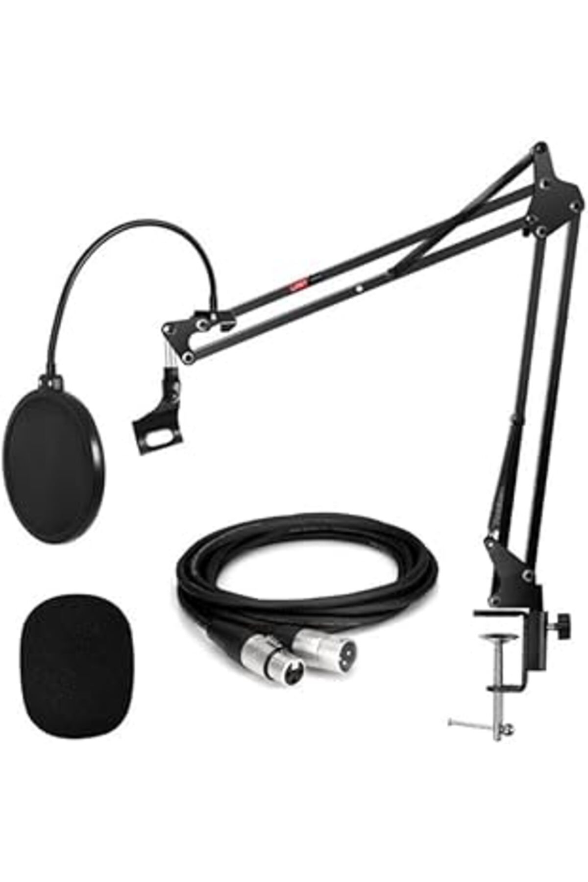 TBSProjects Lastvoice Nb39Psx Set Stüdyo Masa Mikrofon Standı Pop Filtre Xlr Kablo