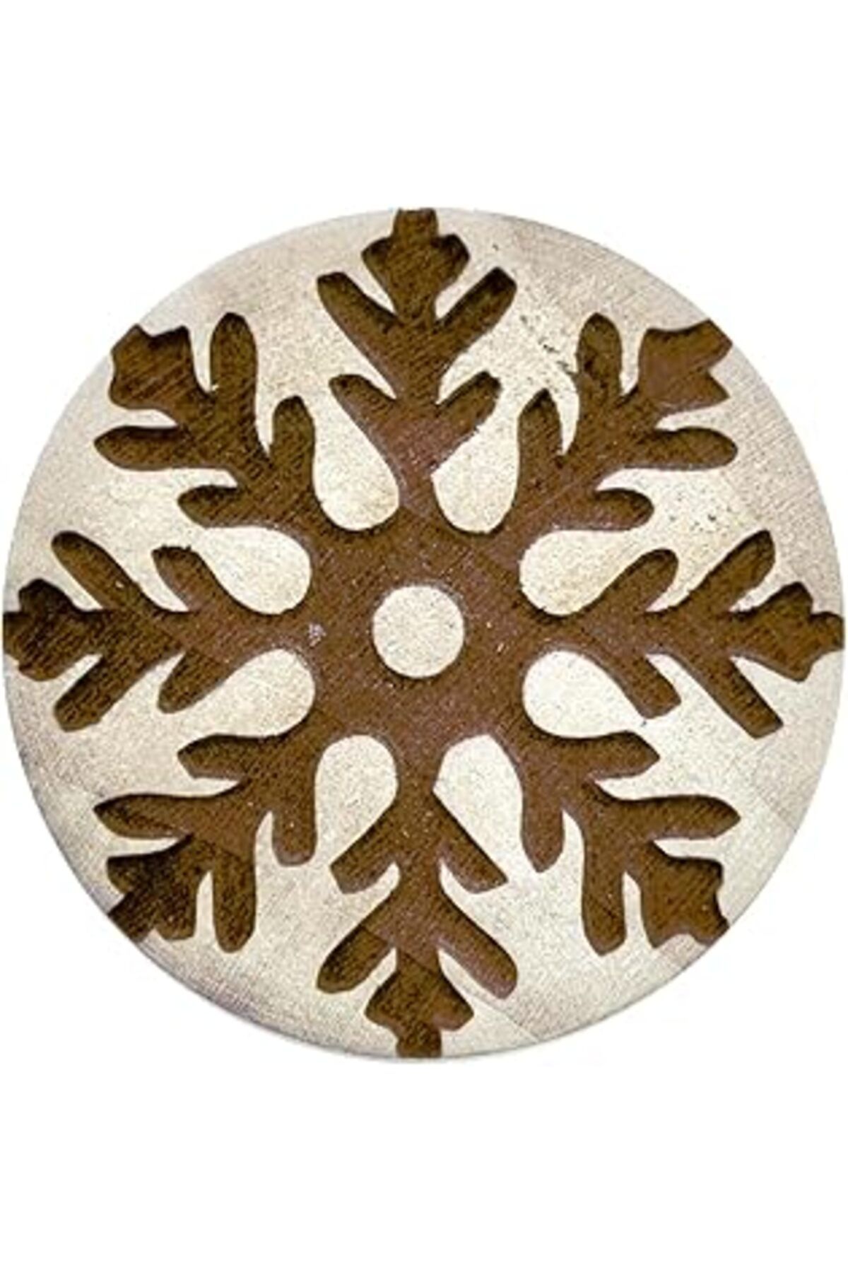 Mu Art Ave Home Ahşap Mobilya Kulp 3.8 Cm Kar Tanesi Desenli Çekmece Kulpu