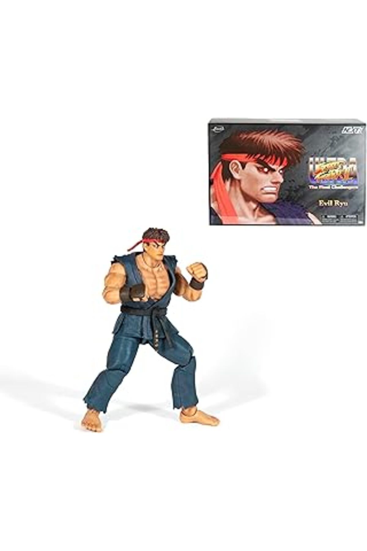 NETWORK ART Jada Street Fighter II Deluxe Figür Evil Ryu
