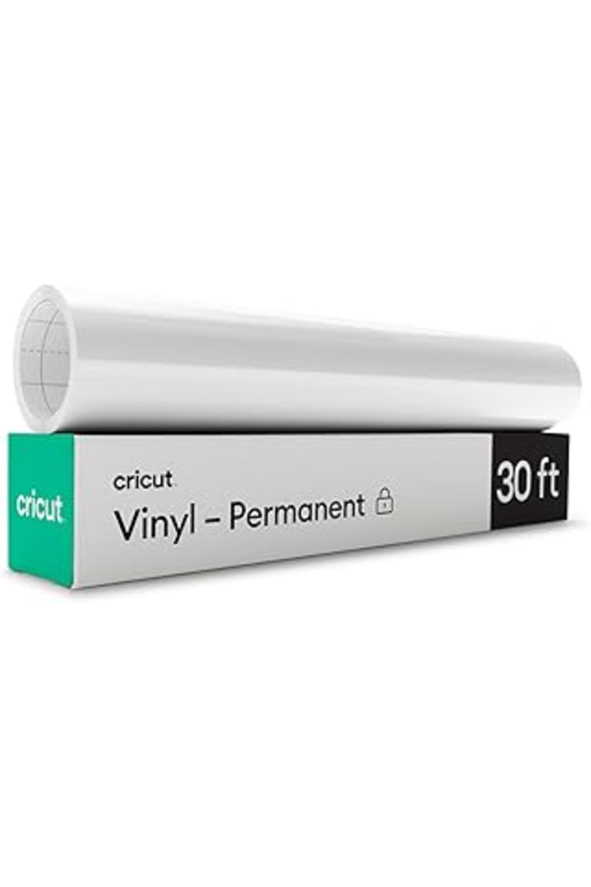 NETWORK ART Cricut 2006840 Premium Kalıcı Vinil, Beyaz, 12" X 360"