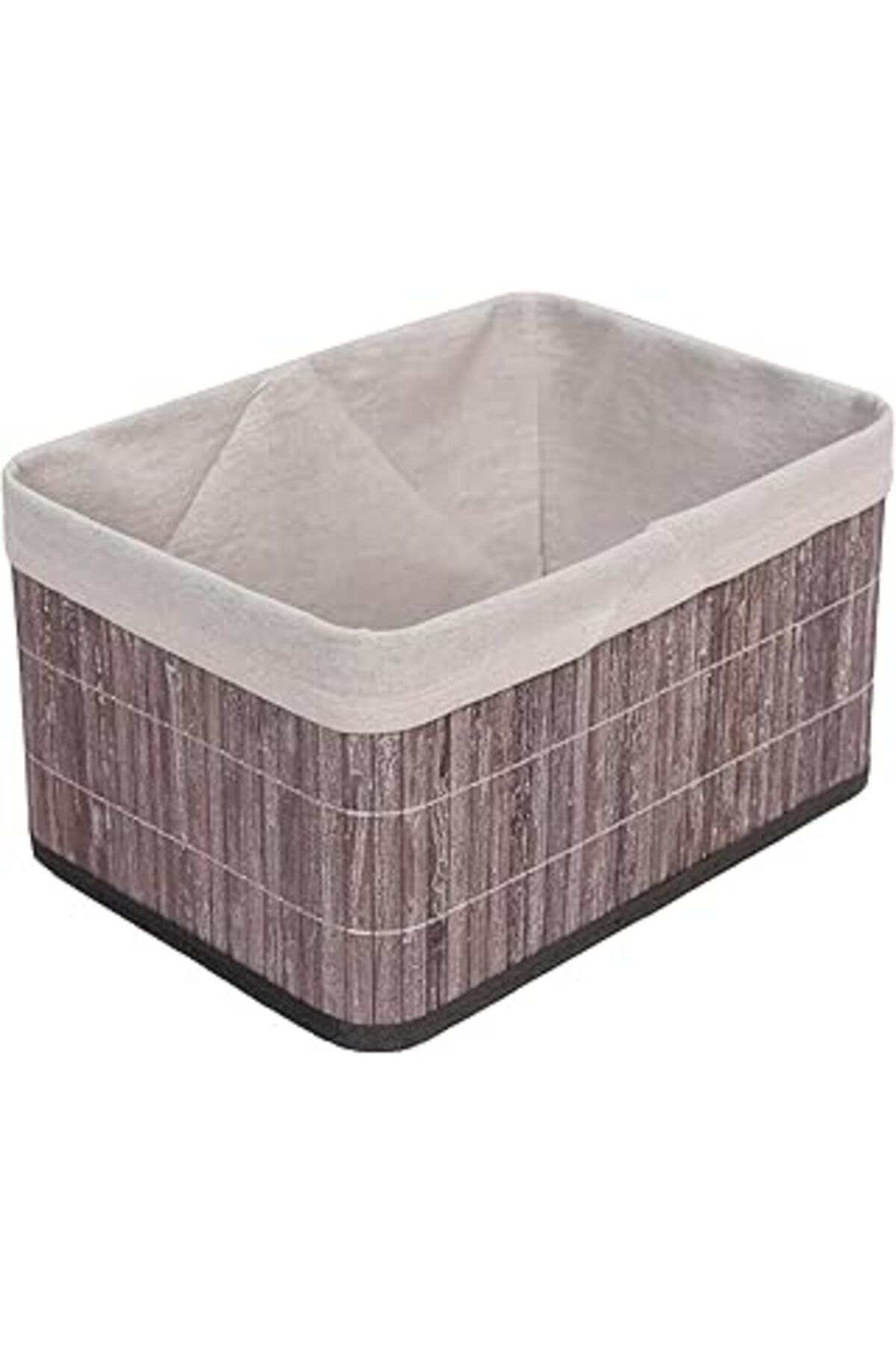NZM TİCARET Çok Amaçlı Saklama Kutusu Düzenleyici Derin Boy Organizer, Dekoratif Düzenleyici Gri (32X23X17CM)