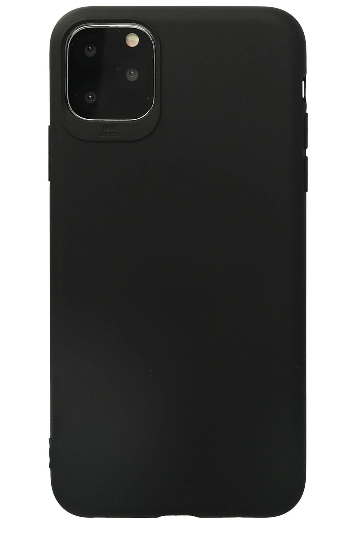 NewFace iPhone 11 Pro Max Kılıf First Silikon - Siyah SVLRS