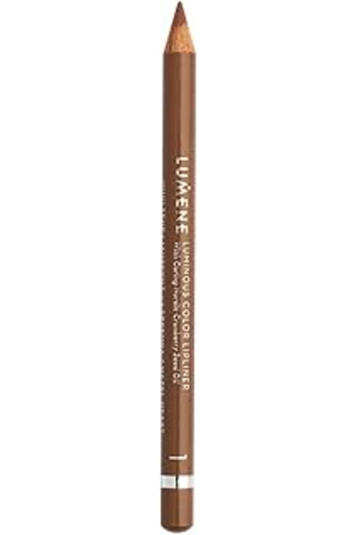 Mu Art Ahşap Lumene Luminous Color Lipliner Kalıcı Ve Bakim Yapan Dudak Kalemi 1 Hazel Heart