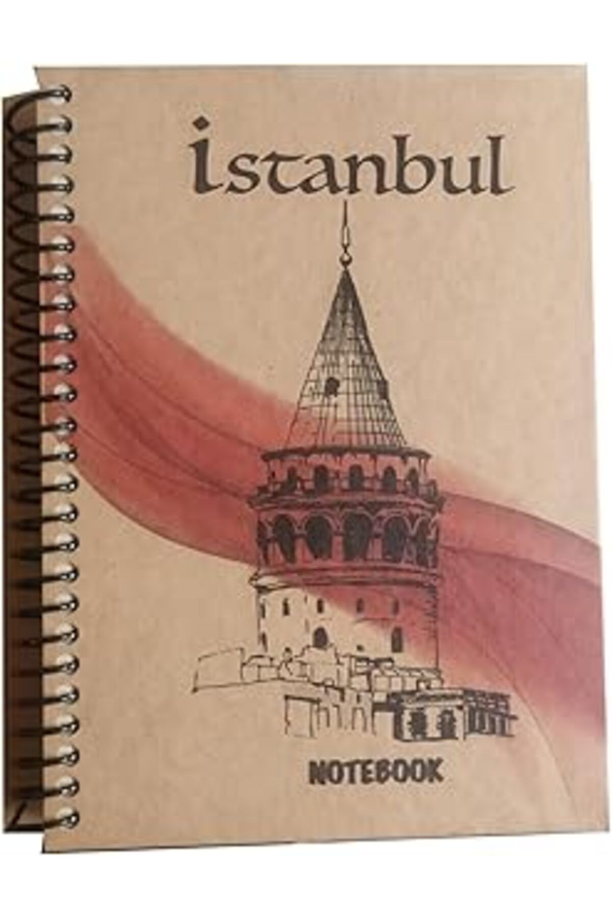 NZM TİCARET Doğuş 16x22 Kraft Defter 100 Yaprak Çizgili