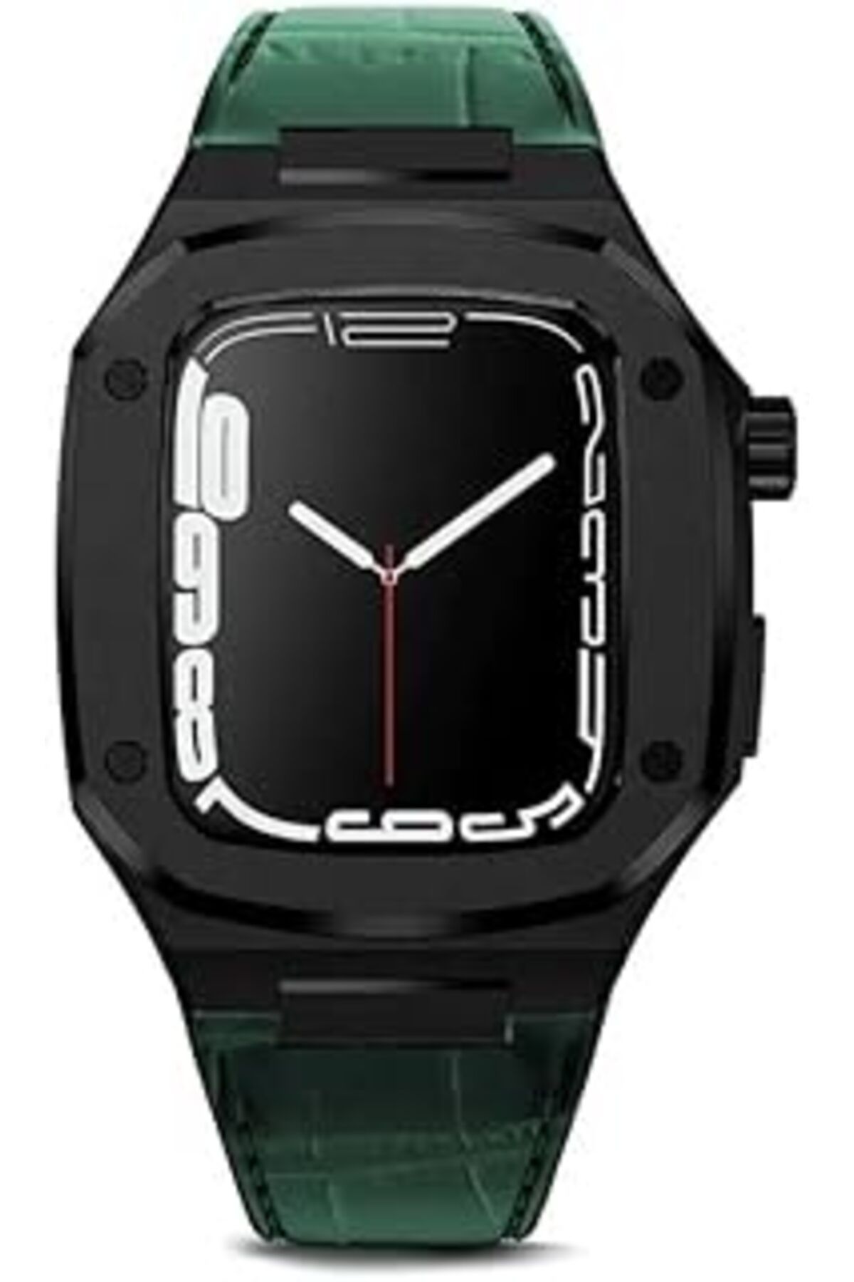 robotrend Zore Apple İle Uyumlu Watch 44Mm Krd-67 Kordon Yeşil-Siyah