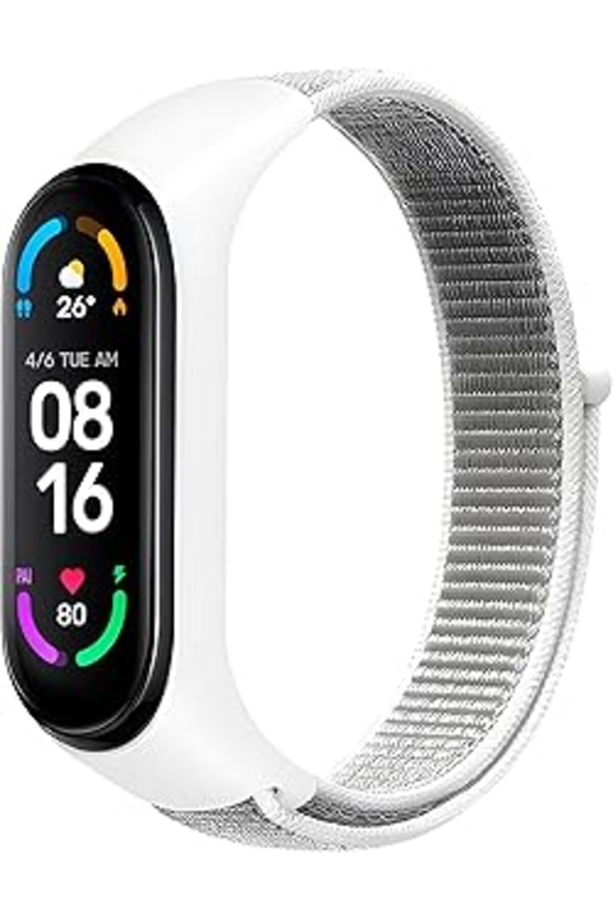 karadağsb Teknoft Xiaomi Mi Band 7/6/5/4 İle Uyumlu Tam Kaplayan Silikon Çerçeveli Bilek Kalınlığına Göre Aya