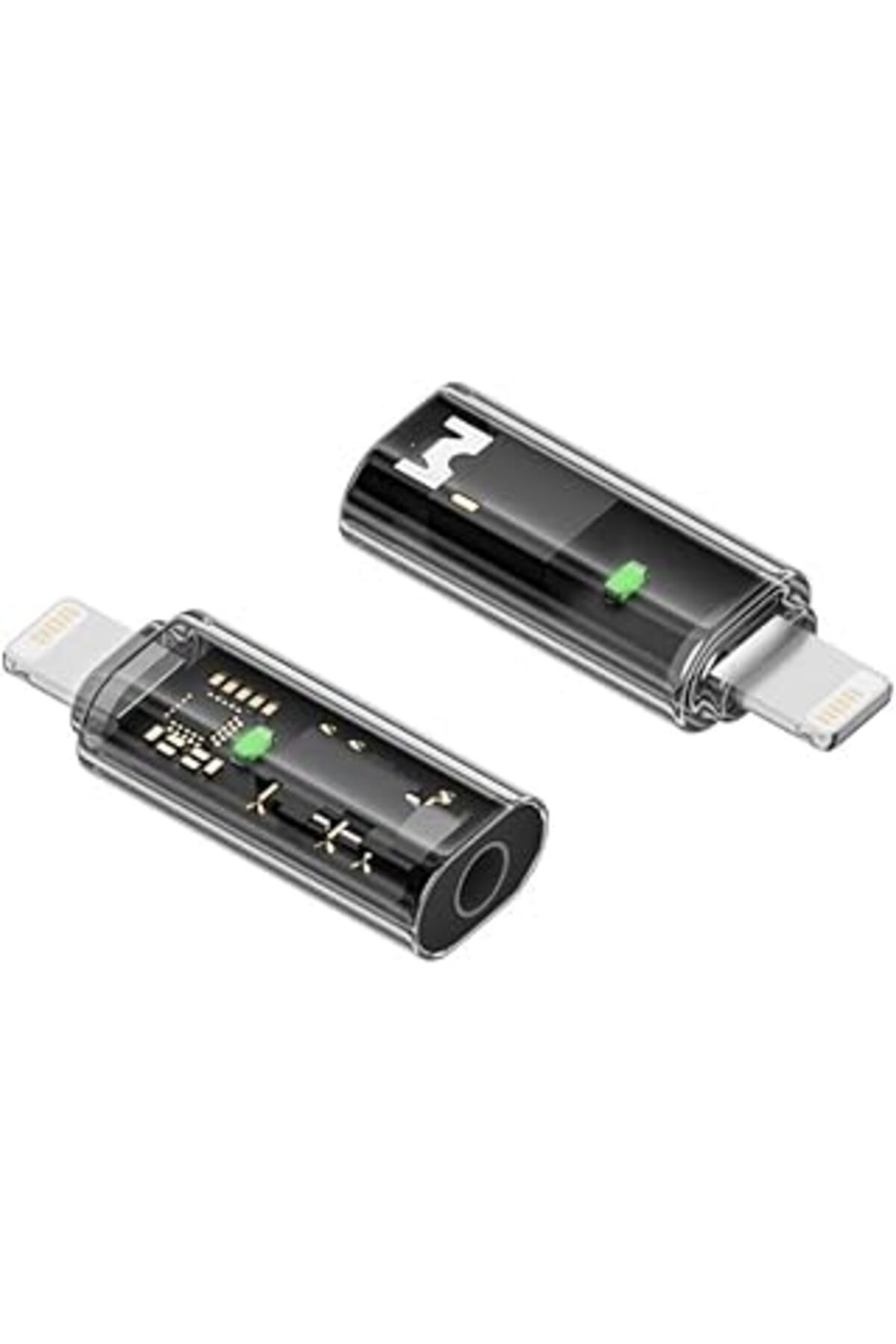 Mu Art Ahşap Livx Lightning To Aux Kulaklık Çevirici Müzik Dinleme Mini Otg Dönüştürücü Otgal