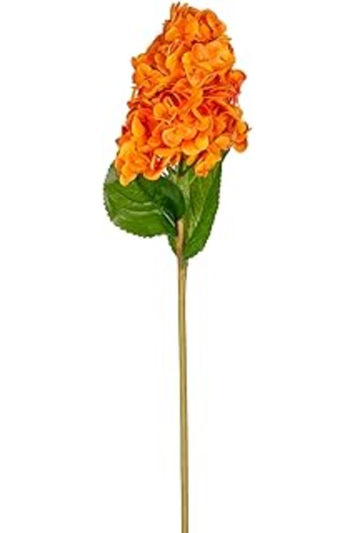 jupiter global bazaar Herdekora Yapay Ortanca Turuncu 70 Cm.
