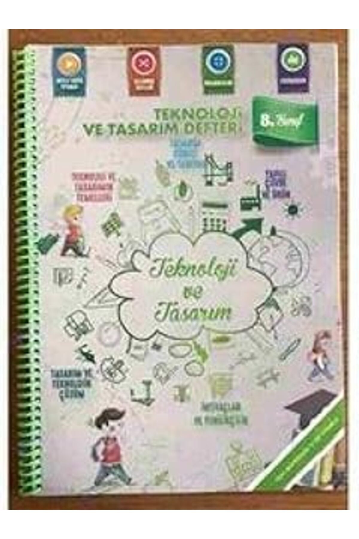 NZM TİCARET 8. Sınıflar İçin Teknoloji Ve Tasarım Defteri